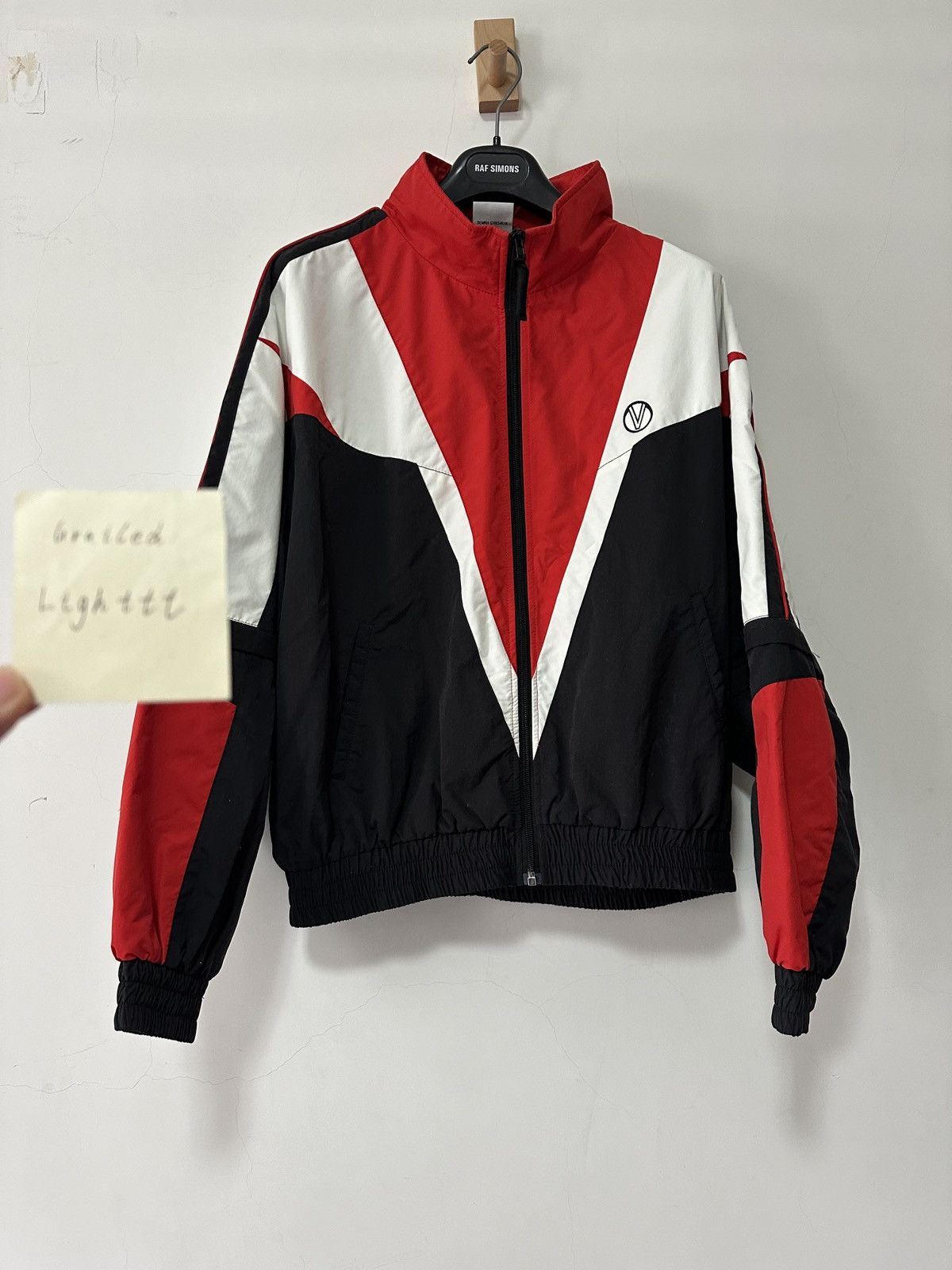 image of Vetements Ss20 Track Jacket in Red, Men's (Size Medium)