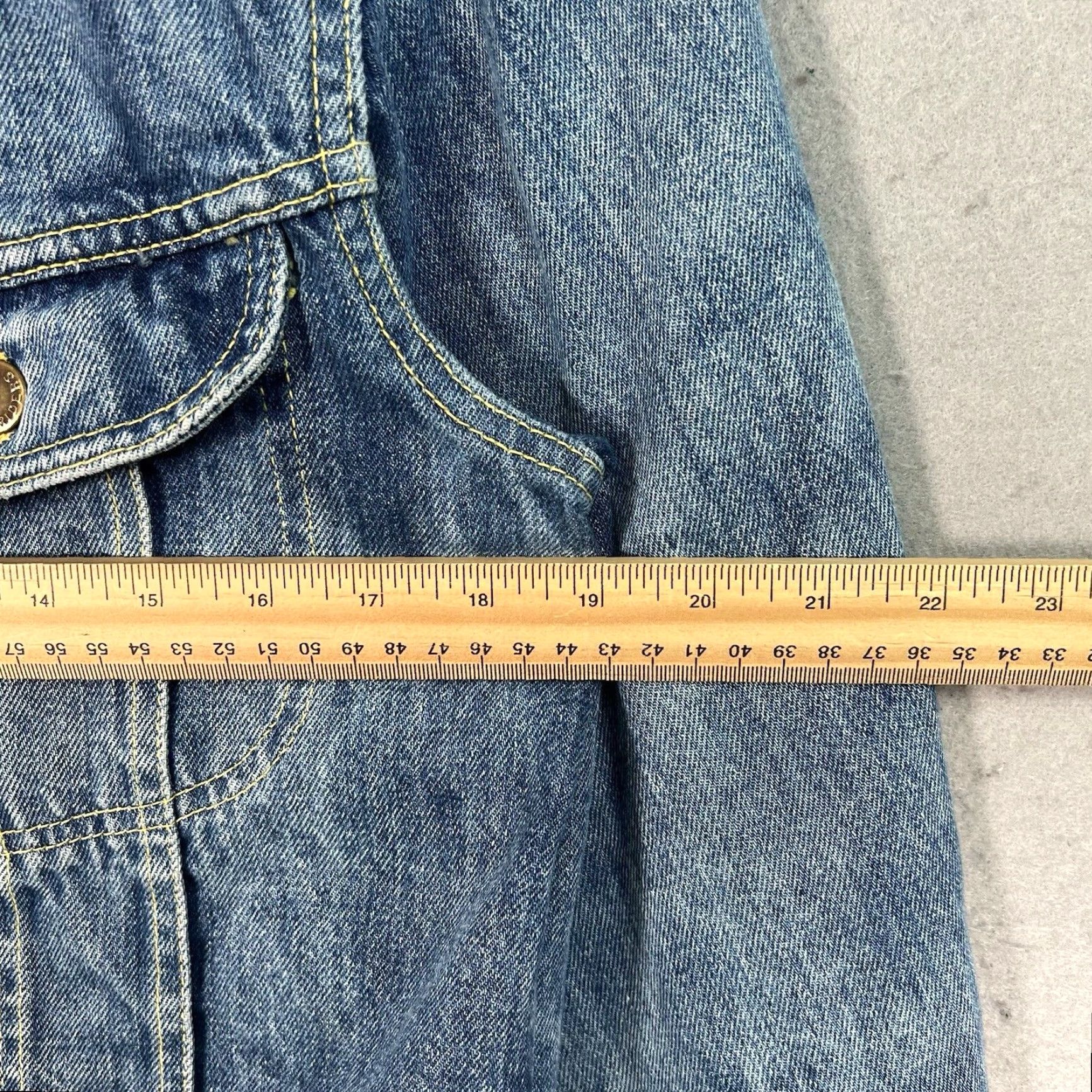 Lee VINTAGE Lee Denim Trucker Jacket Adult Small Blue Wash USA Men’s 70s Fashion Size US S / EU 44-46 / 1 - 2 Thumbnail