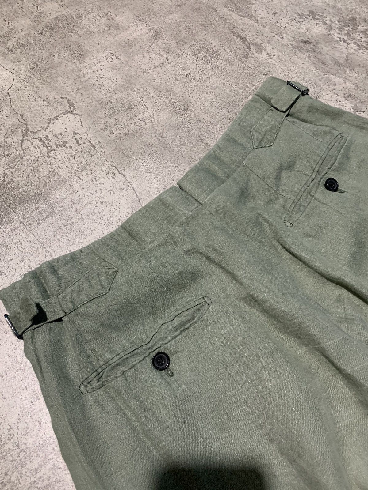P. Johnson P.Johnson army green linen gurkha pants Size US 30 / EU 46 - 9 Thumbnail
