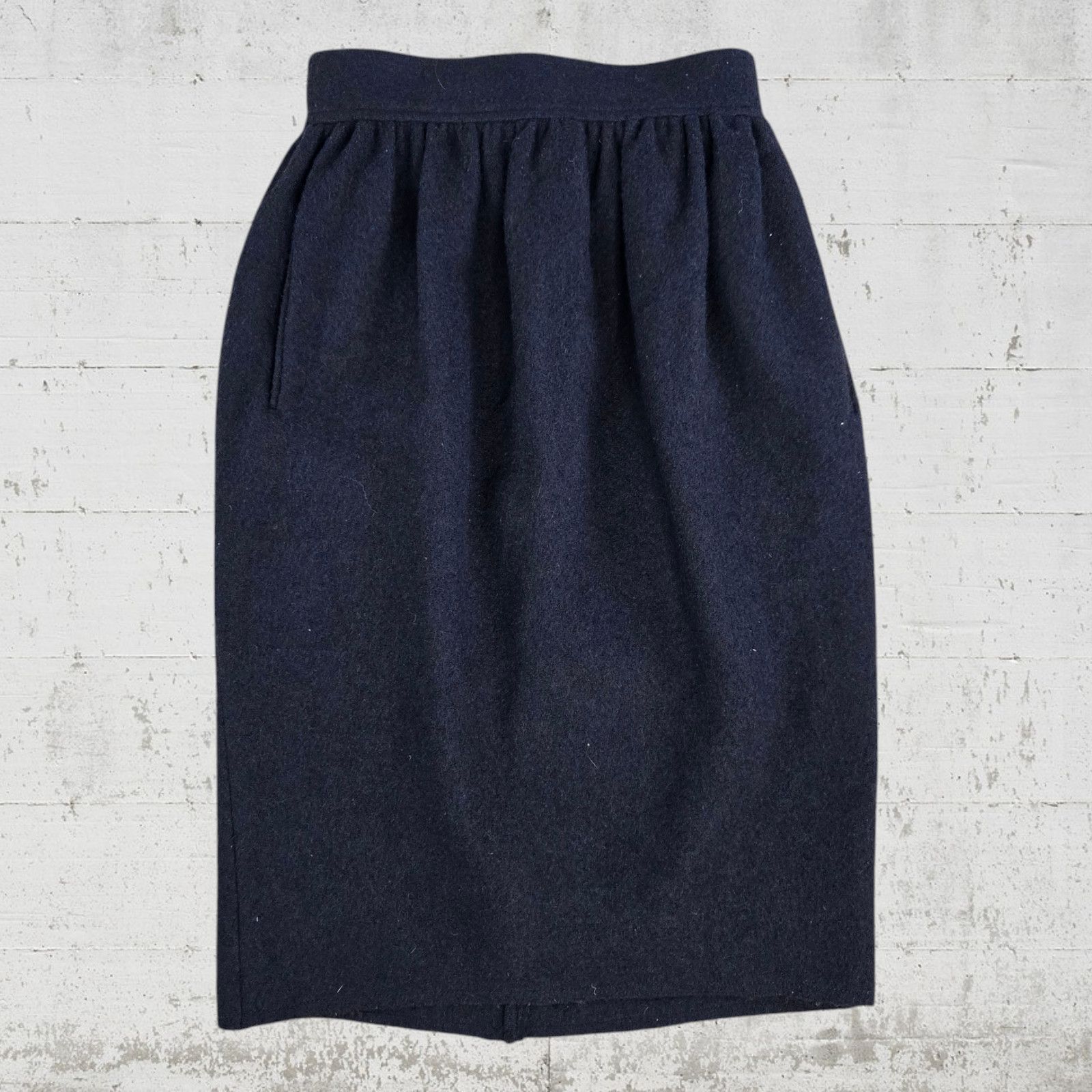 Other Y2K Ter Et Bantine Black Wool High Waisted Skirt Size 6 Size 28" / US 6 / IT 42 - 2 Thumbnail