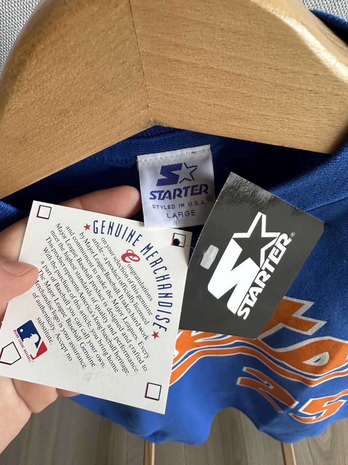 Starter Starter MLB New York Mets Vintage 1994 T Shirt Single Stitch Size US L / EU 52-54 / 3 - 6 Thumbnail