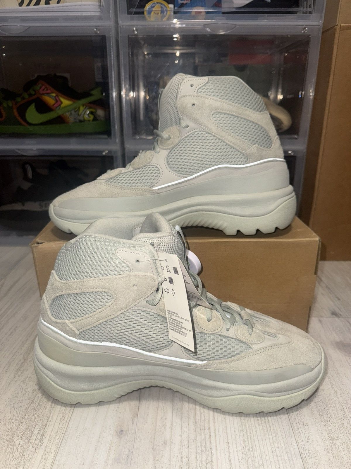 Adidas × Kanye West Adidas Yeezy Desert Boot Salt Size US 11.5 / EU 44-45 - 3 Thumbnail