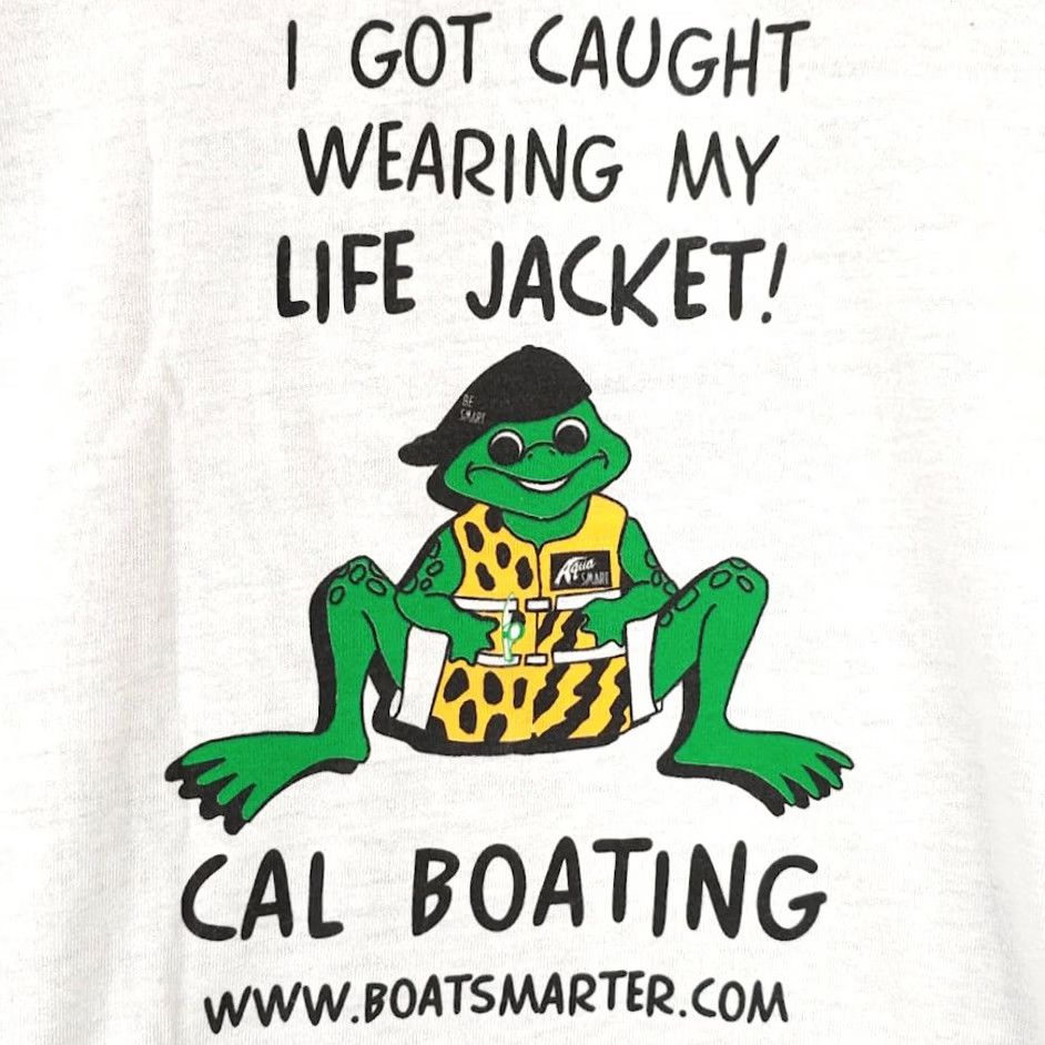 Alife VINTAGE Round Trip T-Shirt Mens XS White 90s Boating Frog Life Jacket Made In USA Size US XS / EU 42 / 0 - 5 Thumbnail