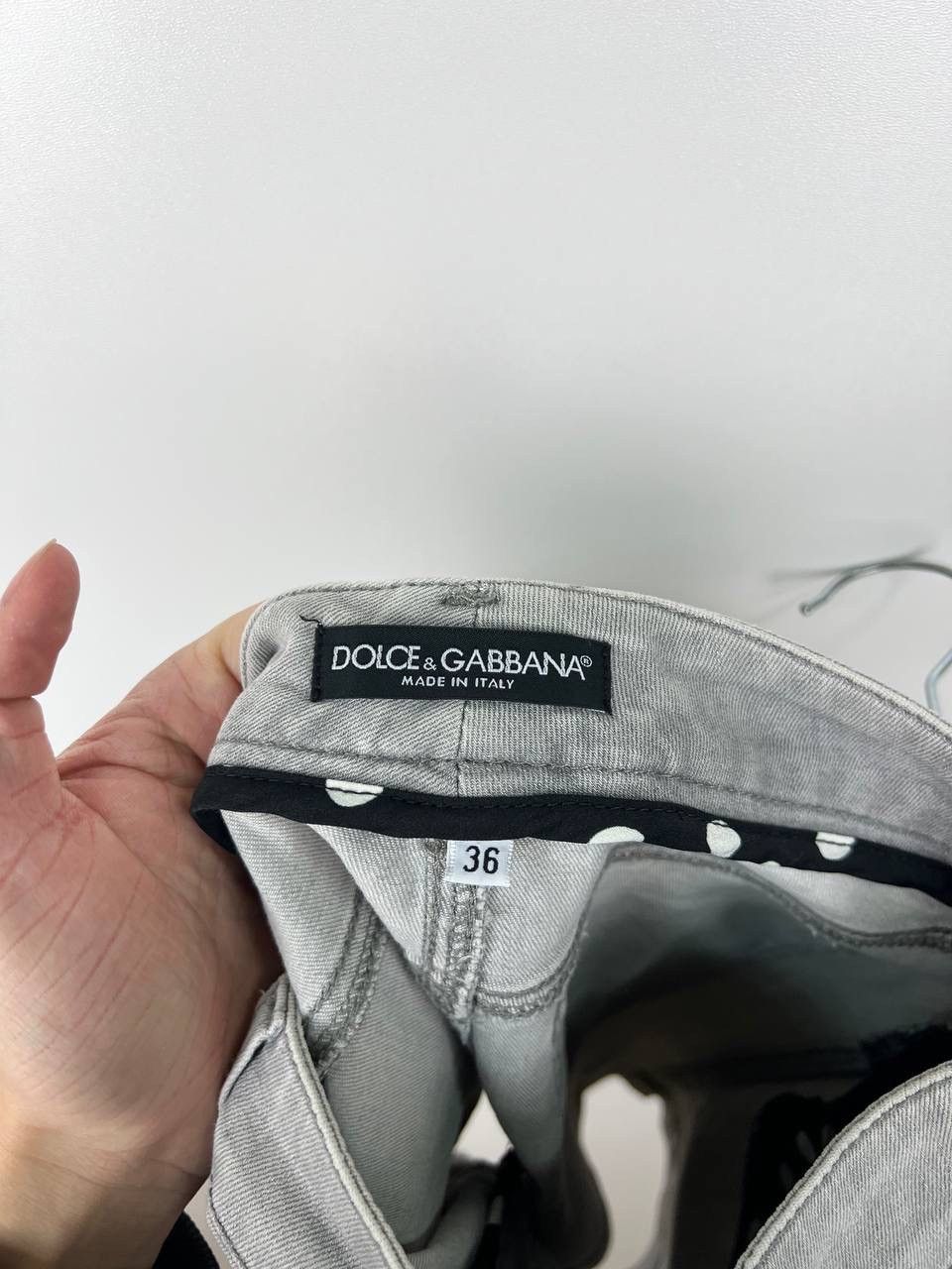 Dolce & Gabbana × Vintage Dolce Gabbana denim skirt size 36 Size 26" / US 2 / IT 38 - 3 Thumbnail