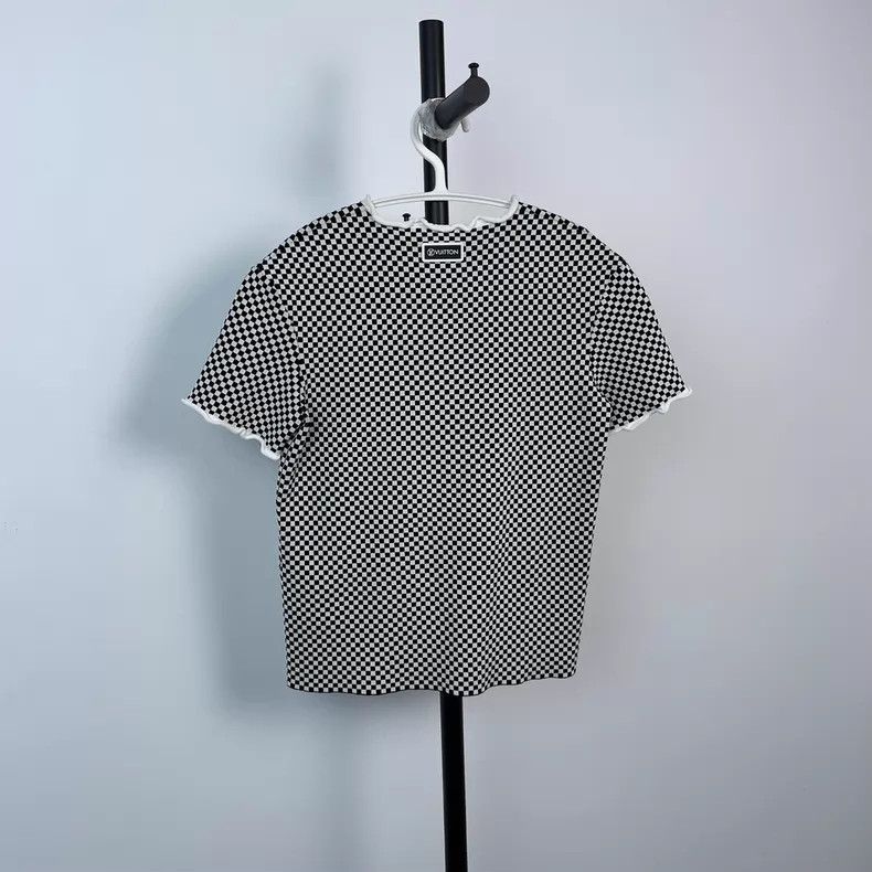 Louis Vuitton Louis Vuitton 2022ss black and white checkerboard short sl Size S / US 4 / IT 40 - 2 Thumbnail
