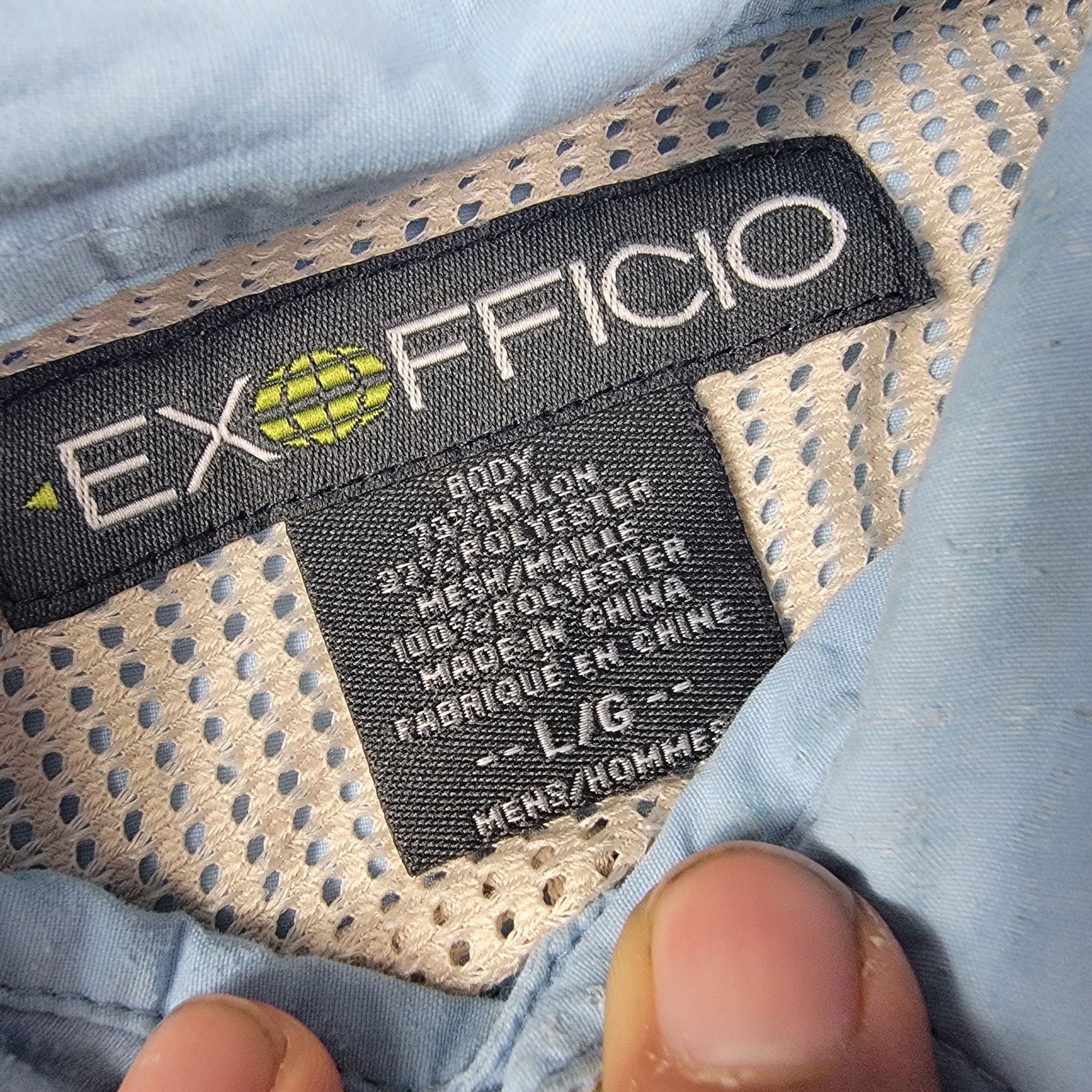 ExOfficio Exofficio Mens Large Blue Vented Long Sleeve Shirt Casual Hi Size US L / EU 52-54 / 3 - 4 Thumbnail