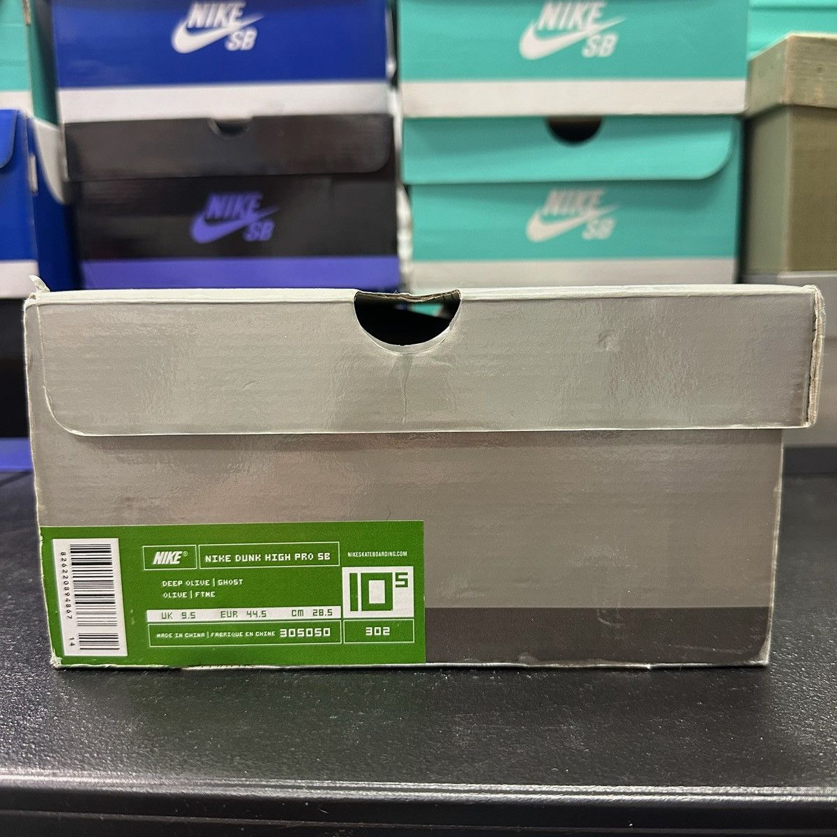 Nike Size 10.5 - Nike Sb Pro Dunk High Ghost Green 2003 Size US 10.5 / EU 43-44 - 7 Thumbnail