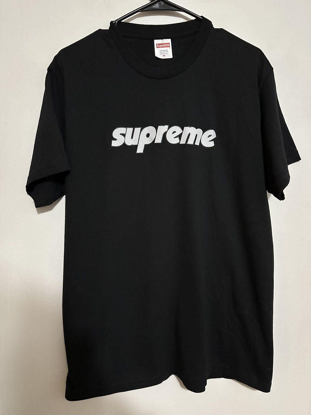 新品未開封 24ss Supreme Pinline Tee Black S Supreme◇24SS/Pinline Tee/Tシャツ/M/コットン/BLK//