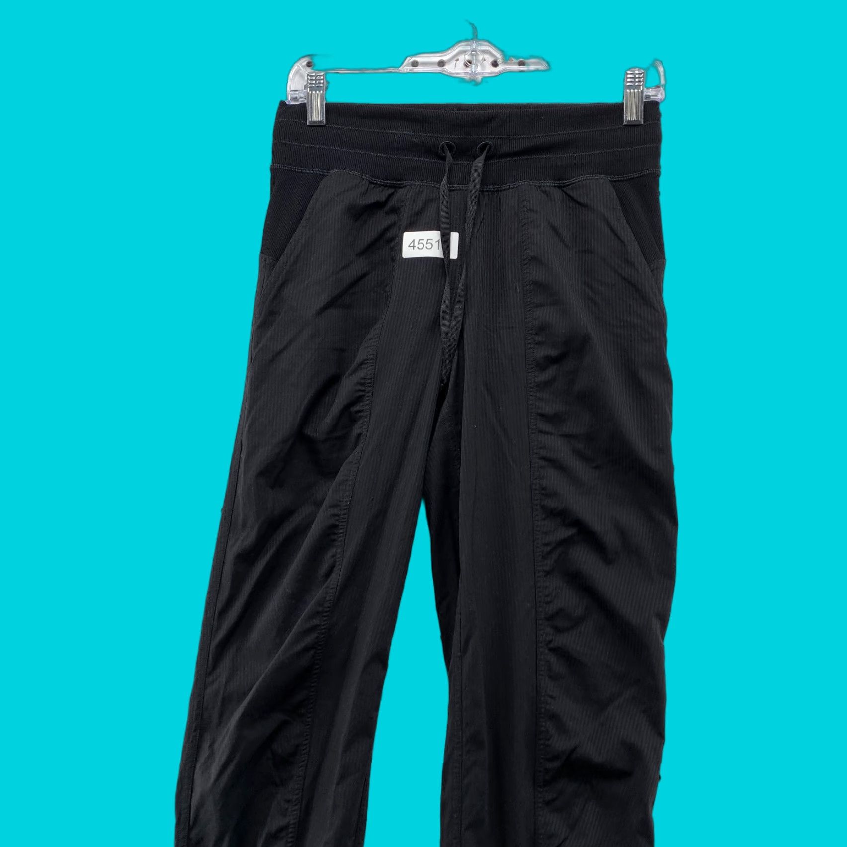 Lululemon Lululemon Dance Studio Joggers Womens Size 2 Black Stretch Pin Stripe Size 26" / US 2 / IT 38 - 1 Thumbnail