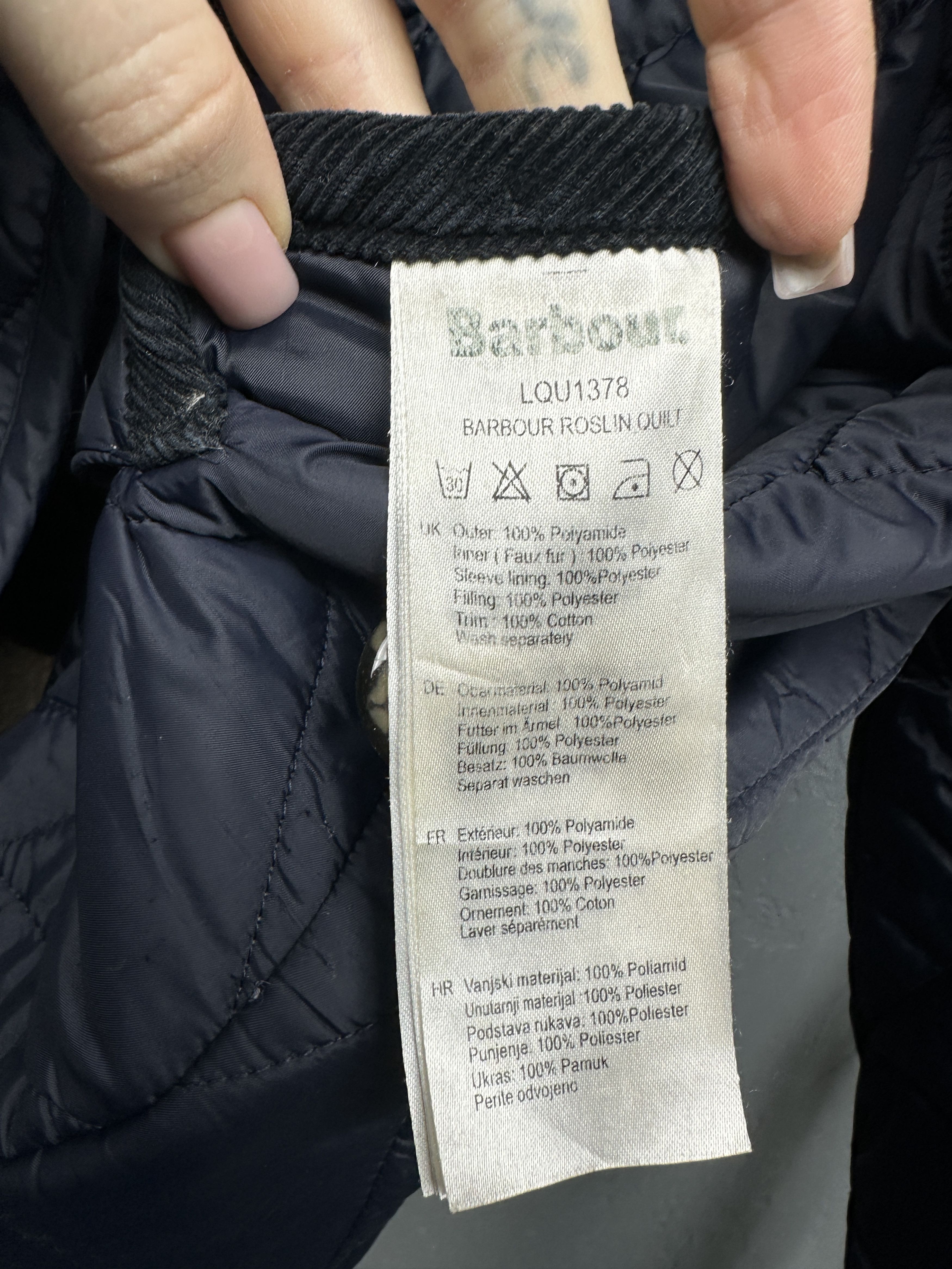Barbour Barbour Womens Roslin Quilted Jacket Size L / US 10 / IT 46 - 7 Thumbnail