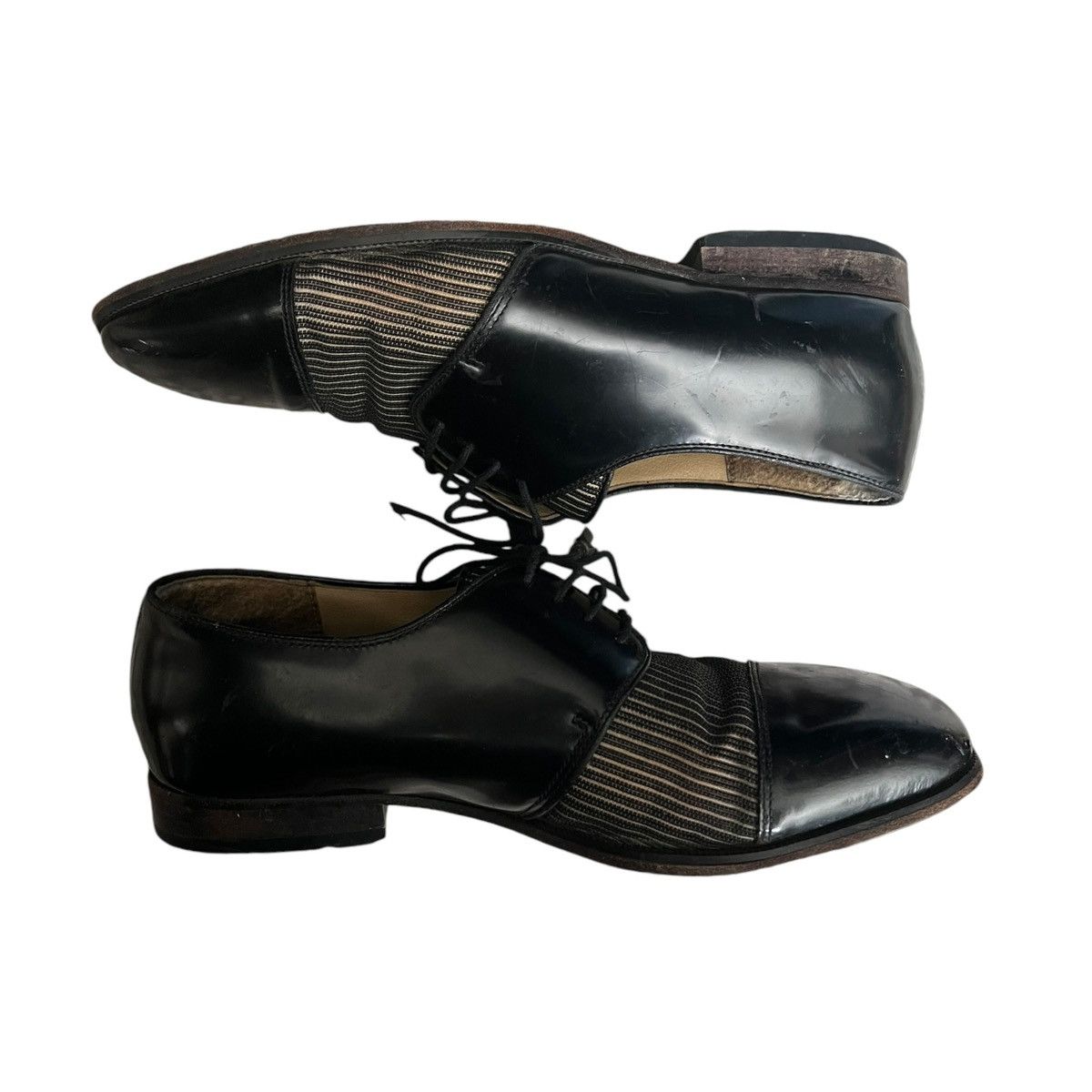 Giorgio Brutini Giorgio bruini Oxford shoes with subtle stripe pattern Size US 8.5 / EU 41-42 - 4 Thumbnail