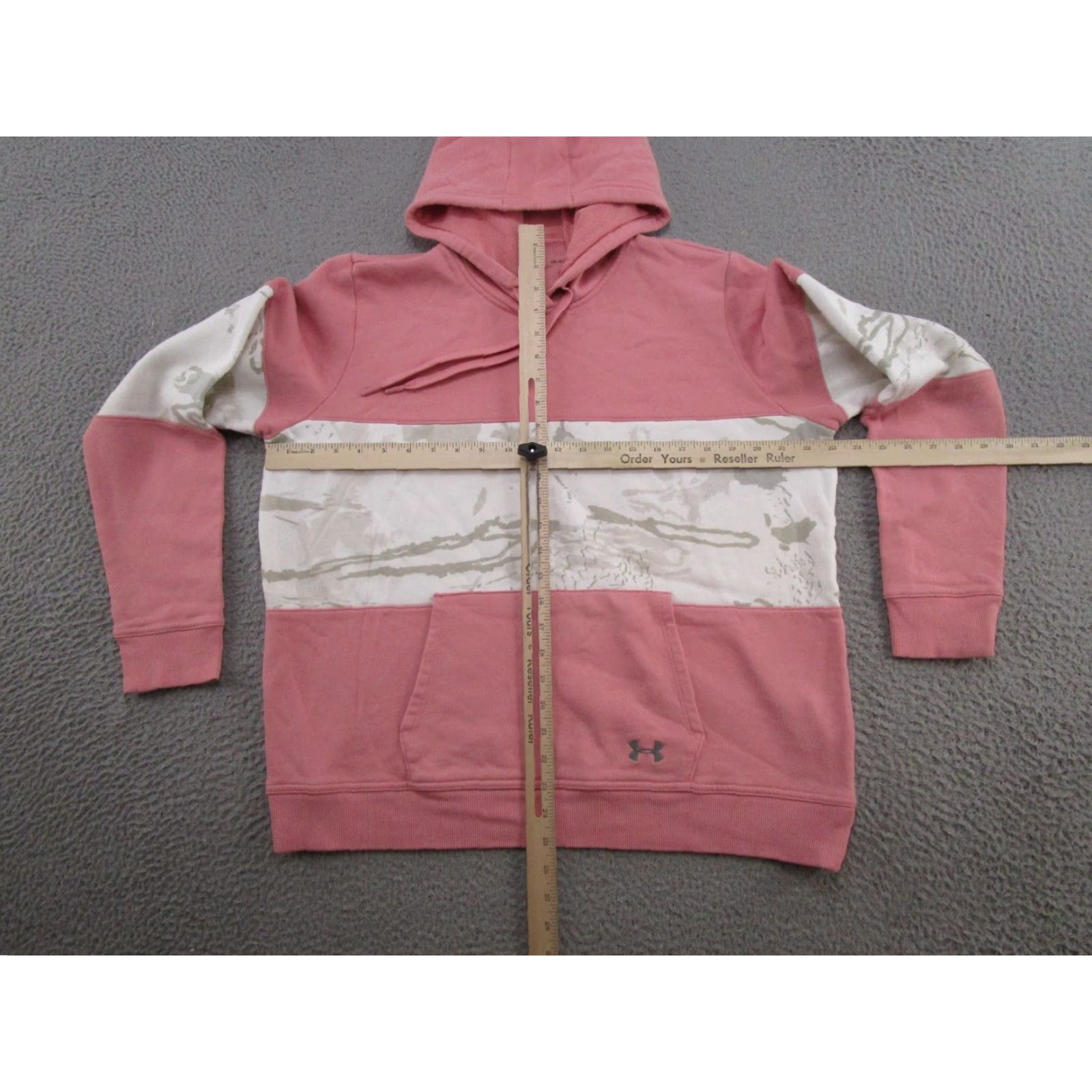 Under Armour Under Armour Women's UA Rival Fleece Blocked Hoodie Pink Size L Size L / US 10 / IT 46 - 5 Thumbnail
