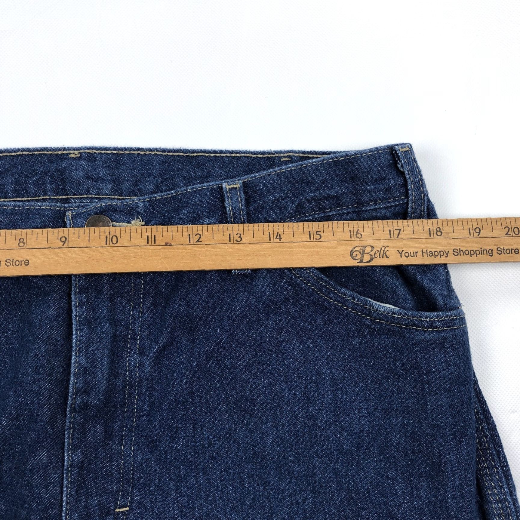 Dickies Dickies Carpenter Jeans Relaxed Fit Dark Wash Denim Workwear 36x30 Blue Mens Jeans 36 Regular Size US 36 / EU 52 - 7 Thumbnail