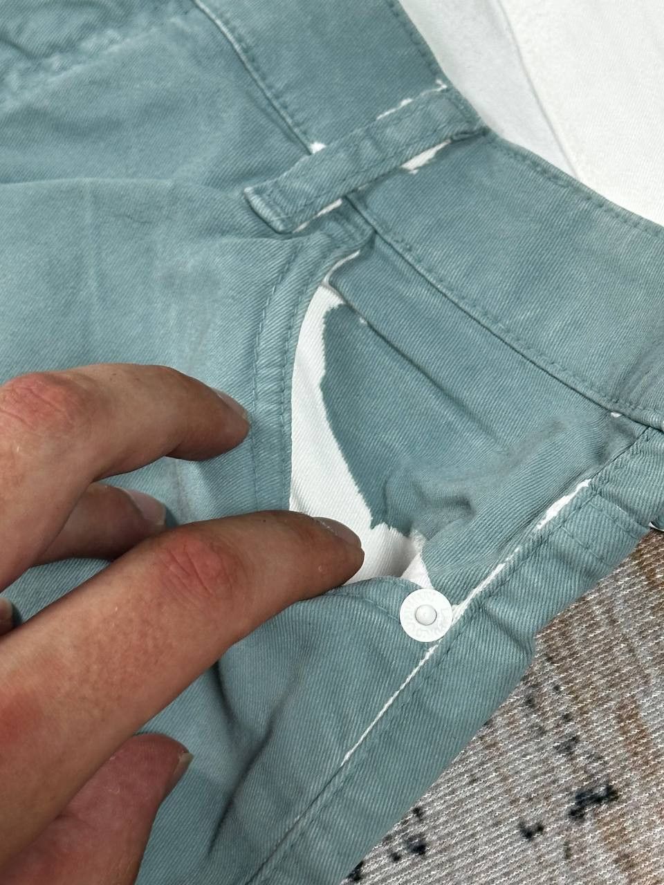 Armani Rare NEW Armani Jeans Painted White Pants Size 27" / US 4 / IT 40 - 7 Thumbnail