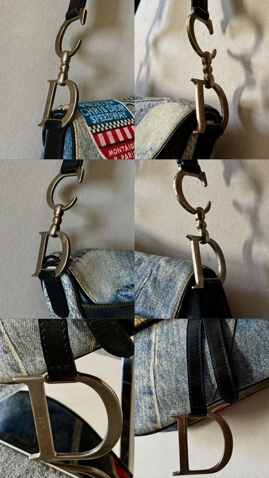 Dior Dior - John Galliano - SS2001 - Speedy way Denim -Saddle Bag Size ONE SIZE - 17 Thumbnail