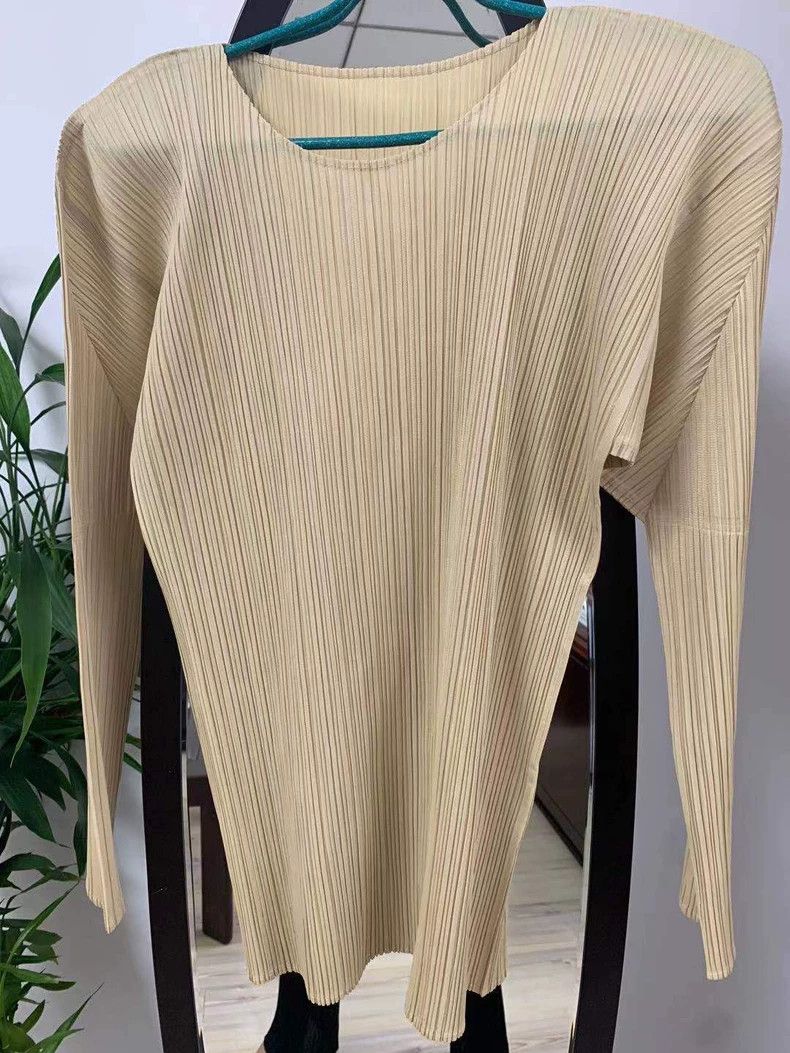 Issey Miyake issey miyake size:3 Light beige pleated base 2505-Nextarro Size XXS / US 00 / IT 34 - 2 Thumbnail