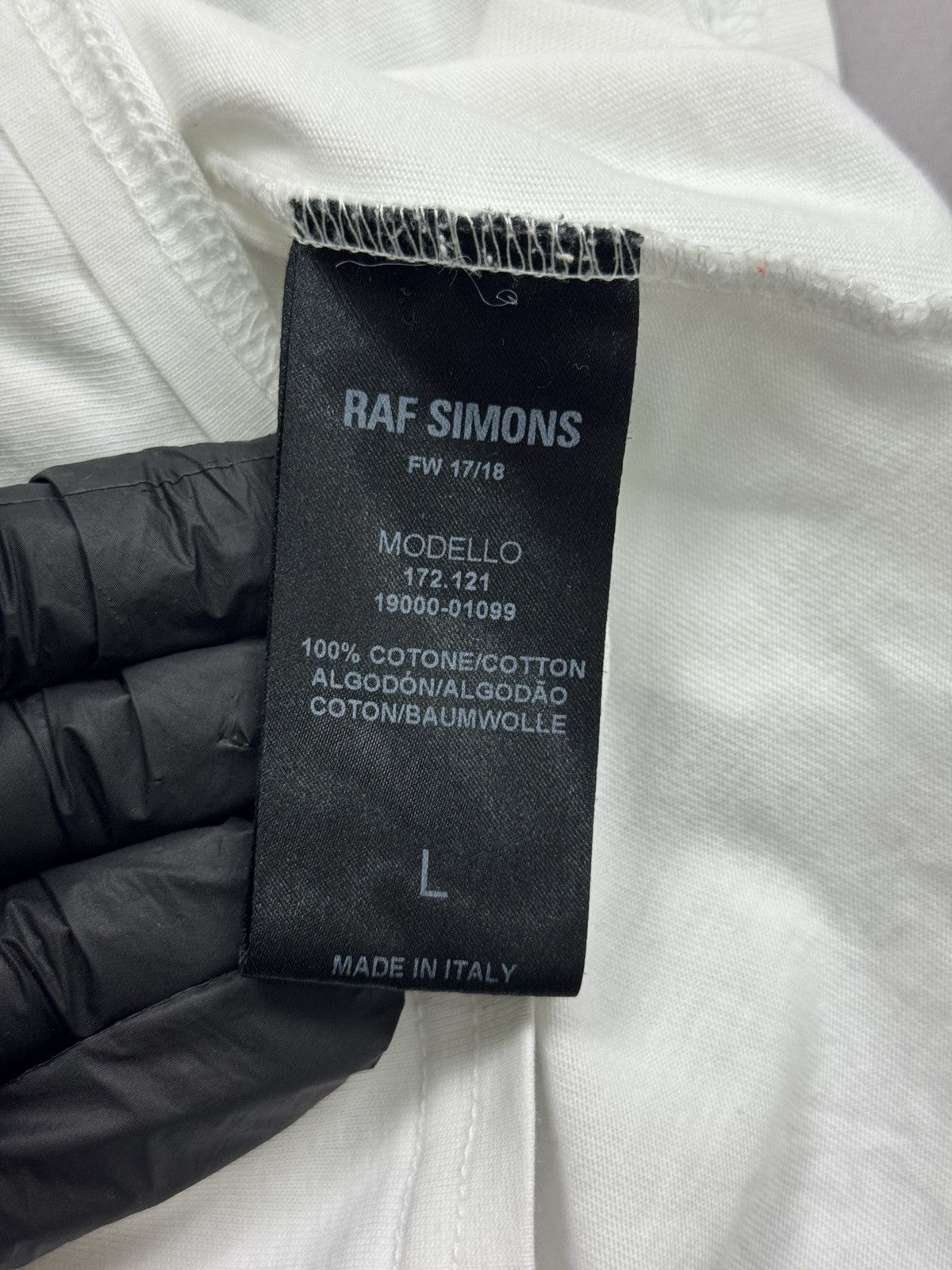 Raf Simons Fw17 Raf Simons Summer Games Tee(White/Tagged L, Fits XL) Size US XL / EU 56 / 4 - 8 Thumbnail