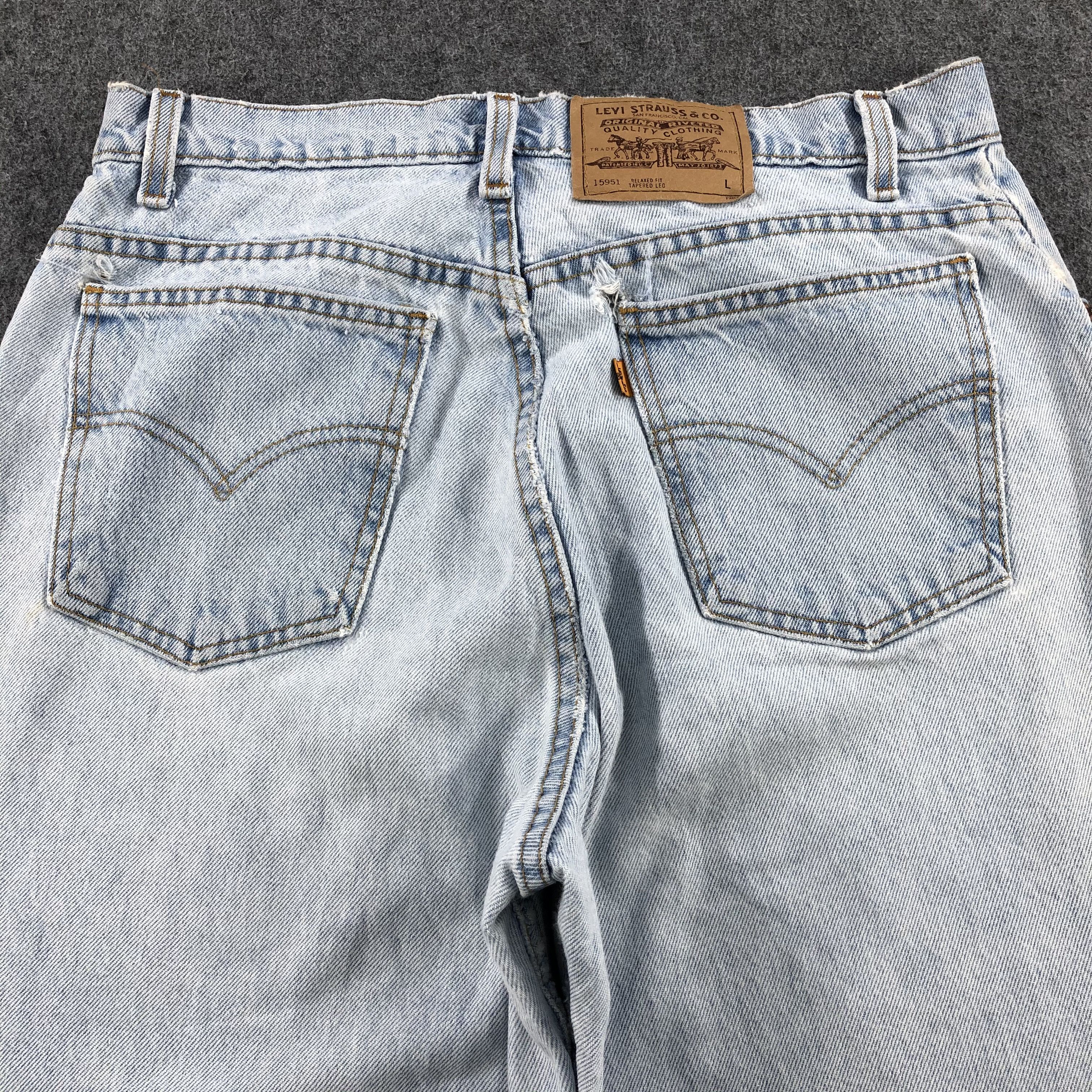 Levi's × Vintage Vintage Light Wash Levis 951 Jeans-JM1786 Size US 33 - 4 Thumbnail