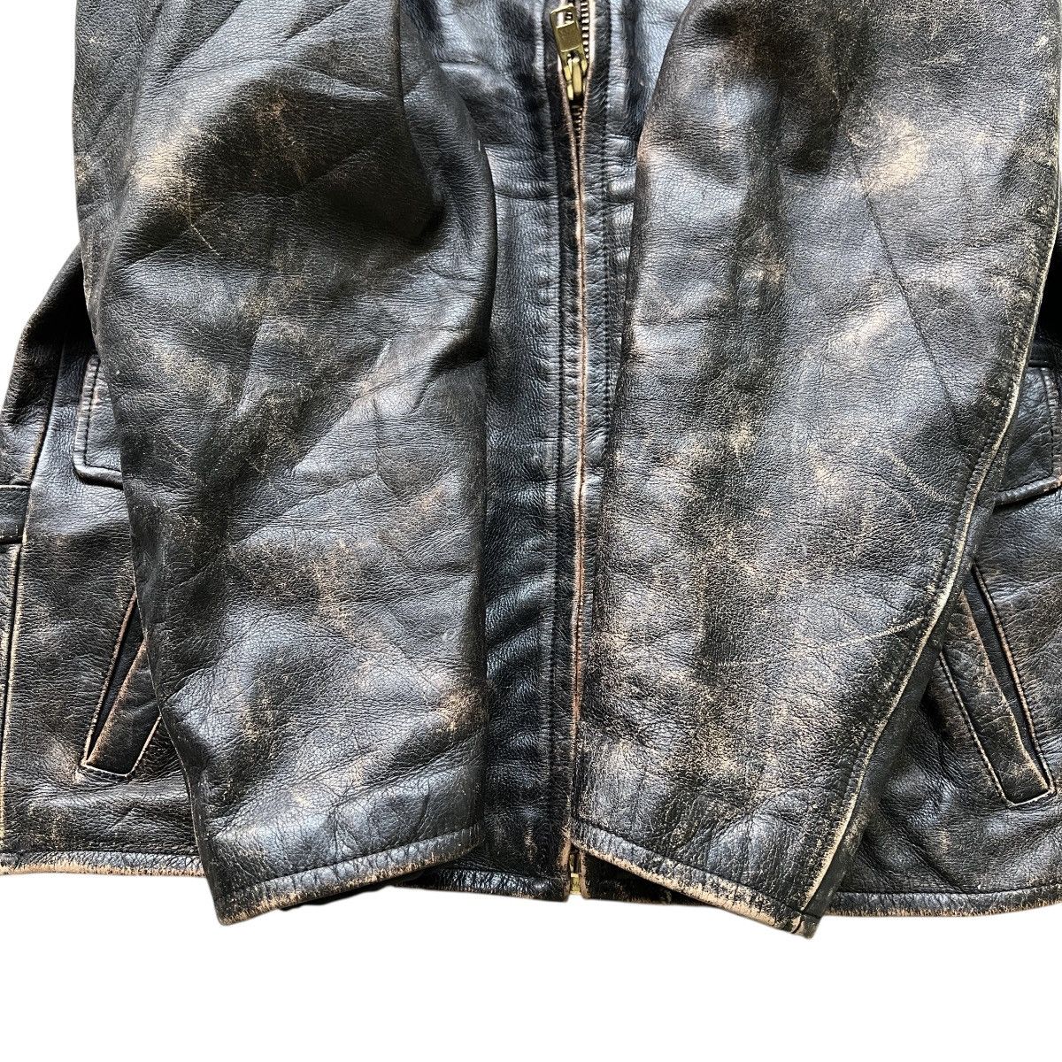 Vintage Vintage Morgan Productions Patina Leather Jacket Size US M / EU 48-50 / 2 - 13 Thumbnail