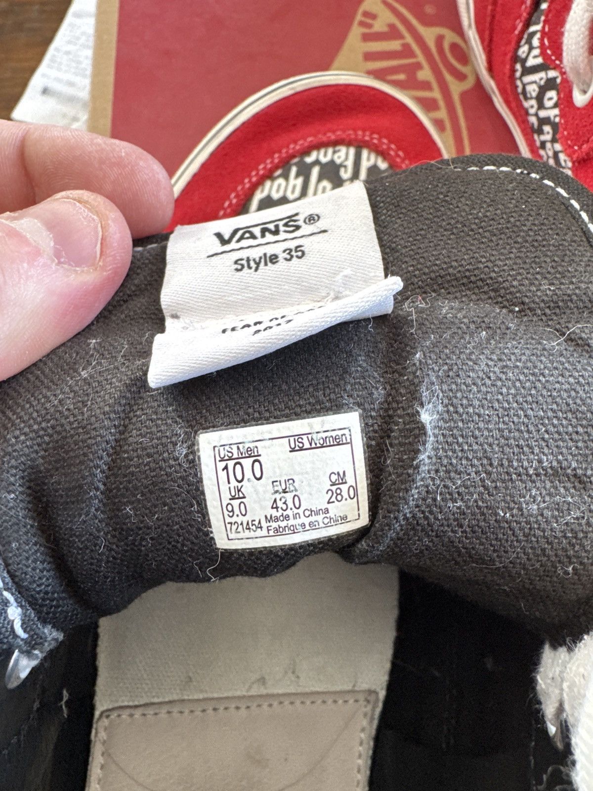 Fear of God × Vans Fear of God x Vans Mountain 35 Size US 10 / EU 43 - 6 Thumbnail