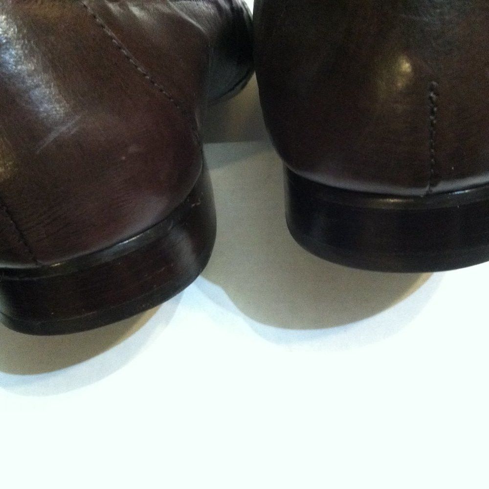 Robert Wayne ROBERT WAYNE MENS BROWN LEATHER DRESS SHOES SIZE: 9.5M Size US 9.5 / EU 42-43 - 8 Thumbnail