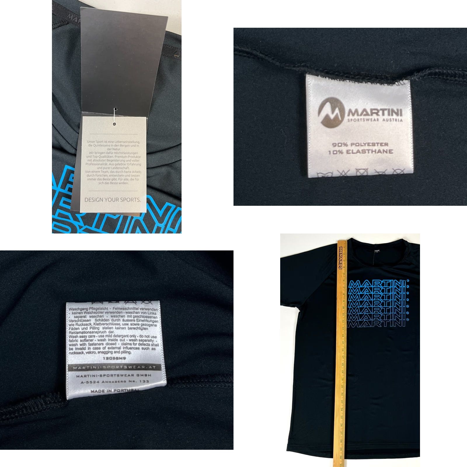 Vintage NWT Martini Sportswear Austria Majestic Performance T-shirt Activewear XL Black Men’s Majestic Size US XL / EU 56 / 4 - 8 Thumbnail
