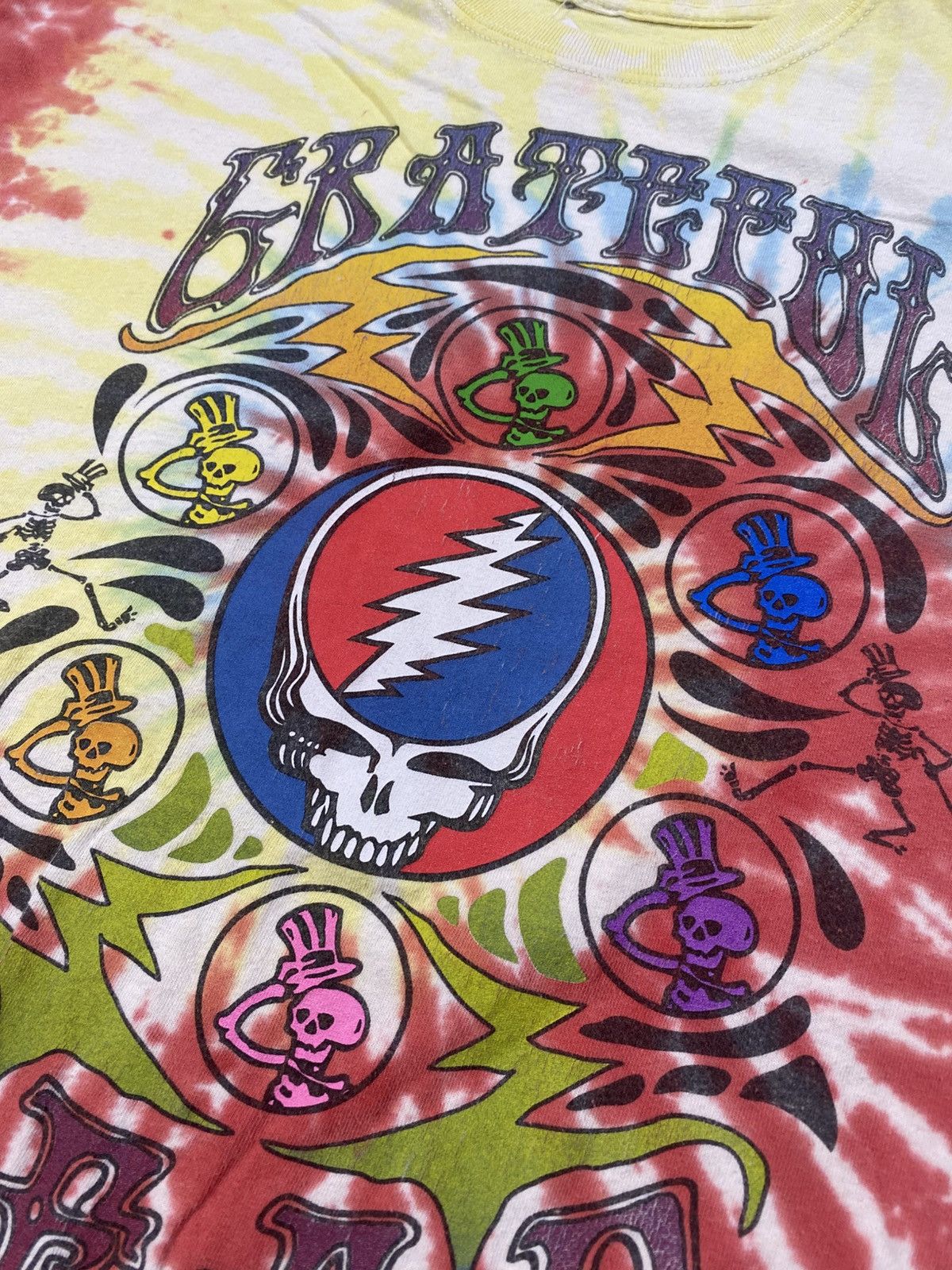 Grateful Dead Vintage y2k Grateful Dead Band Tiedye Tee Size US L / EU 52-54 / 3 - 3 Thumbnail