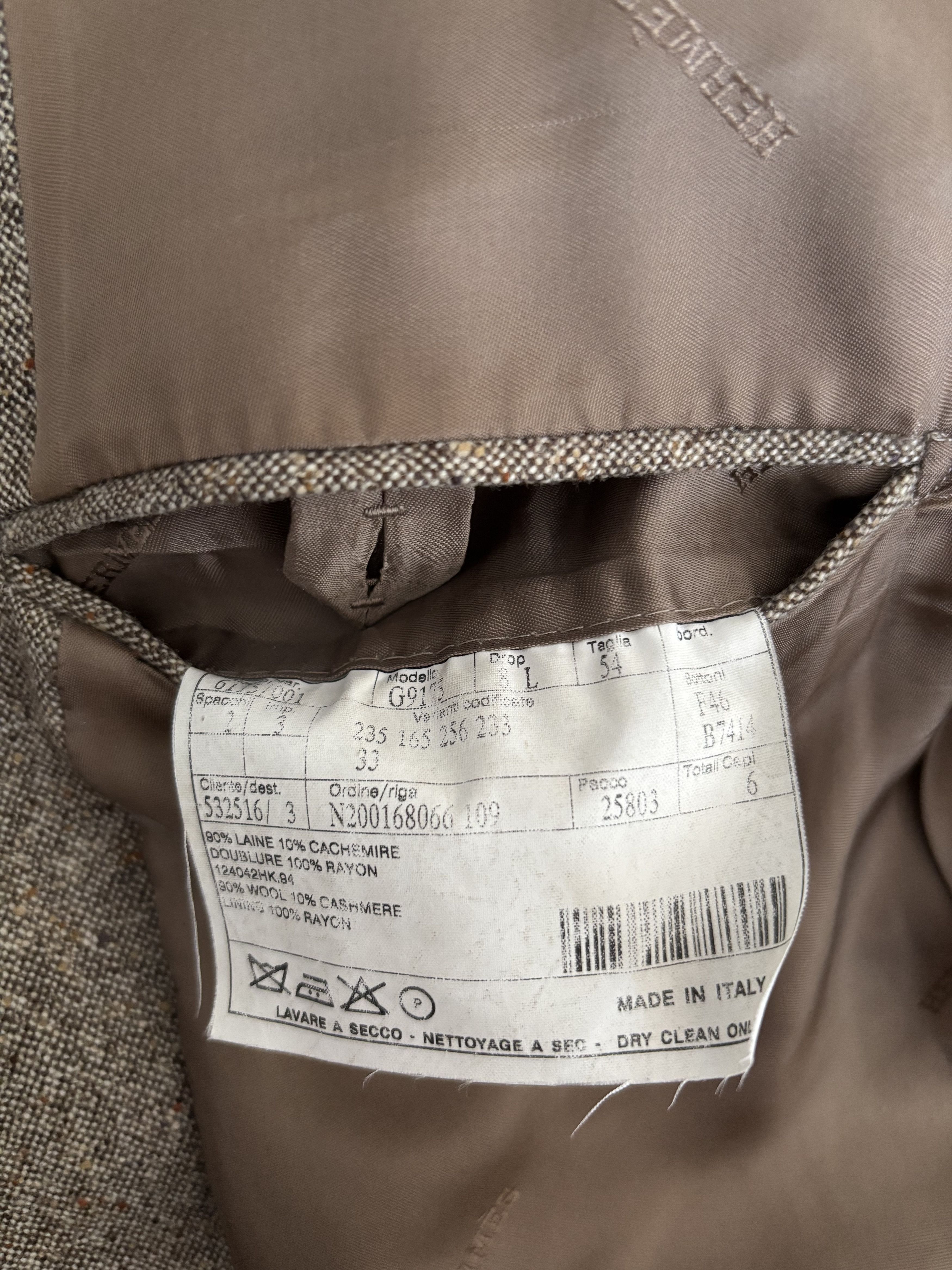 Hermes Hermès Wool Cashmere Tailored Blazer Size 44L - 9 Thumbnail