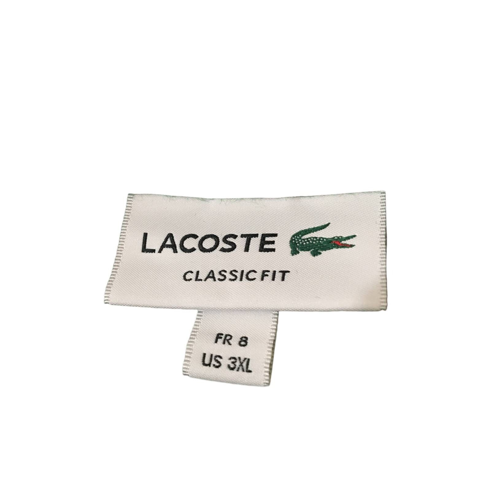 Lacoste Lacoste Classic Fit 3XL Green 100% Cotton Pique' Polo Shirt Size US XXL / EU 58 / 5 - 3 Thumbnail