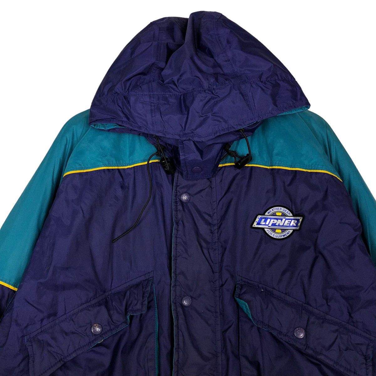 Japanese Brand 🔥Vtg Bomber Jacket Bondage Lipner Racing Big Logo Size US L / EU 52-54 / 3 - 2 Thumbnail