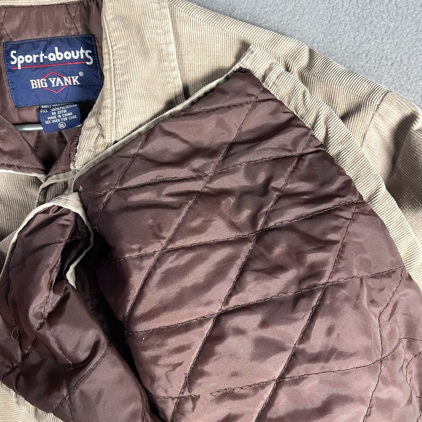 Vintage VINTAGE Big Yank Corduroy Jacket Mens XL Tan Beige Quilted Shacket Chore Warm Size US XL / EU 56 / 4 - 6 Thumbnail