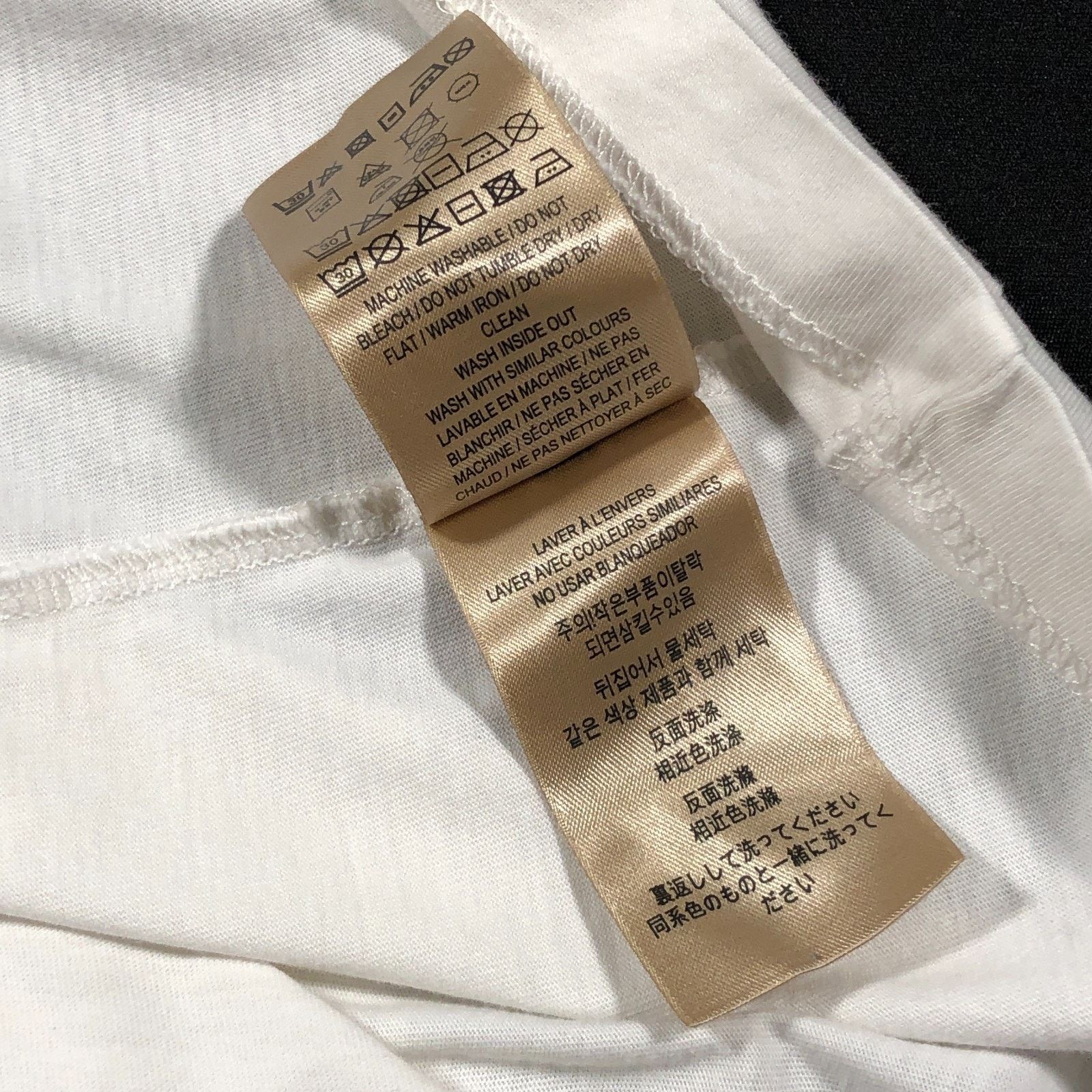 Burberry Burberry London Horse Logo V Neck Tee T Shirt White Size US S / EU 44-46 / 1 - 7 Thumbnail