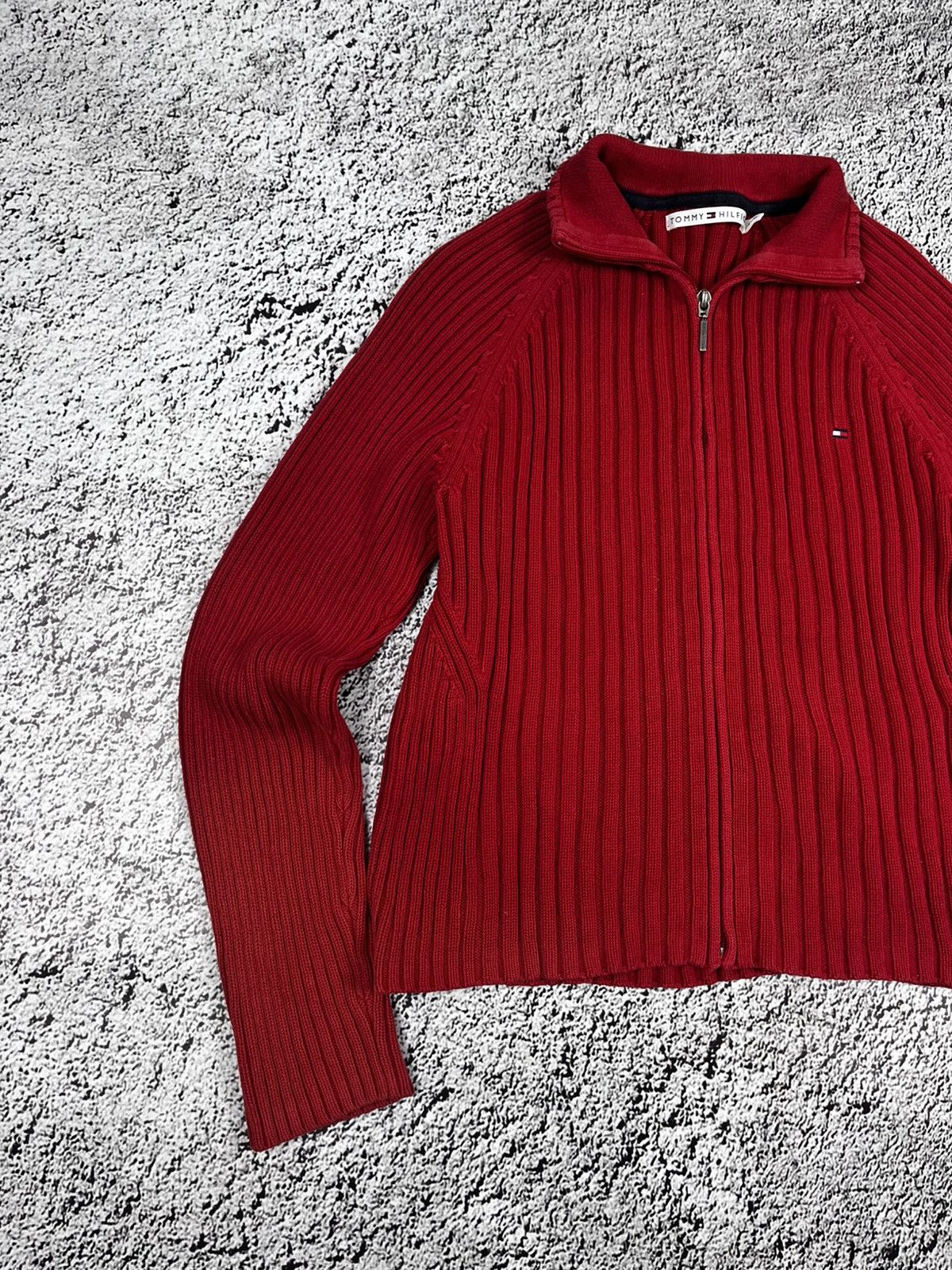 Tommy Hilfiger Vintage Y2K Tommy Hilfiger old money 1/4 zip sweater size L Size L / US 10 / IT 46 - 2 Thumbnail