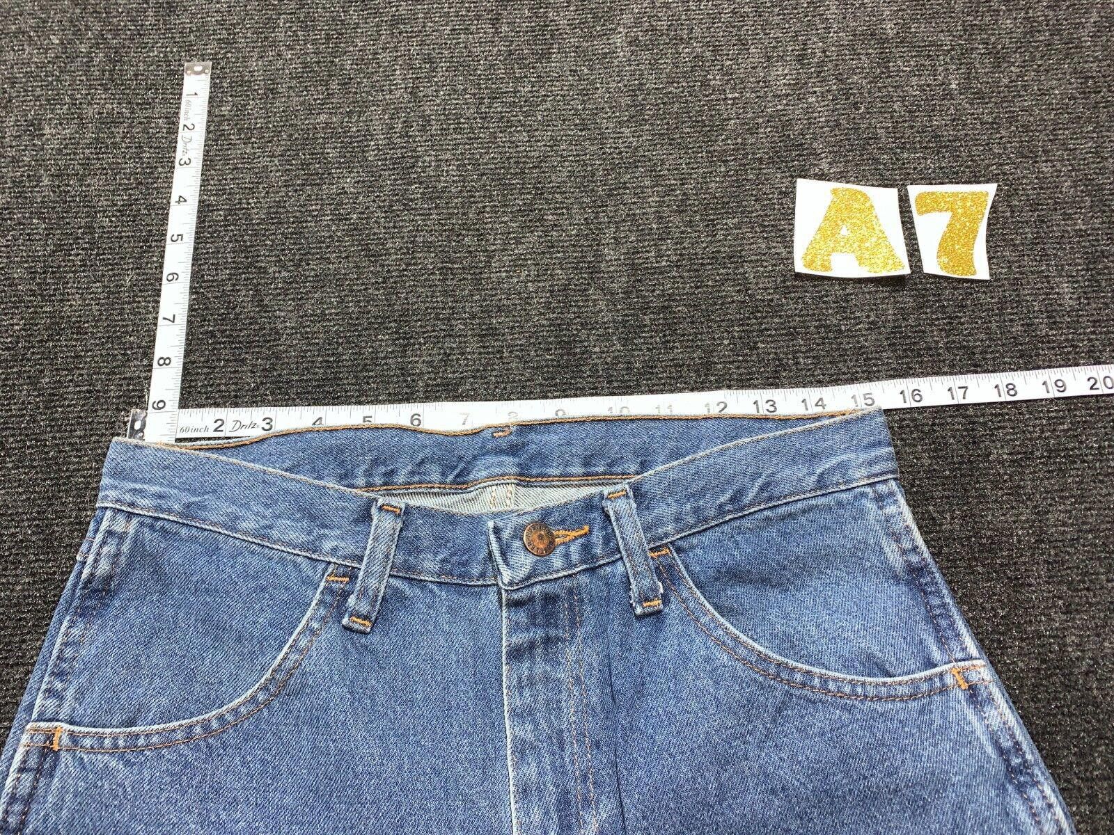 Rustler RUSTLER JEANS MEN'S 30X34 BLUE STRAIGHT LEG DENIM PANTS Size US 30 / EU 46 - 4 Thumbnail