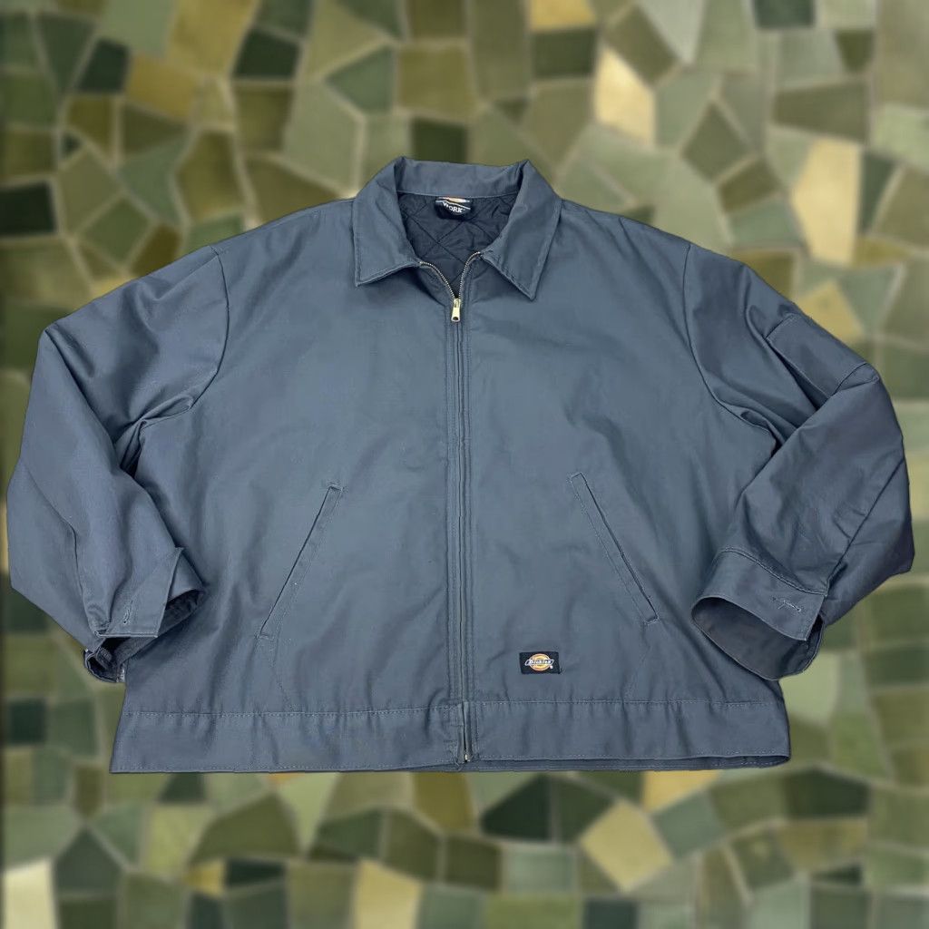 Dickies Dickies Jacket 2XL Charcoal Insulated Eisenhower TJ15 Work Zip Quilted Bomber Mens Size US XXL / EU 58 / 5 - 1 Thumbnail