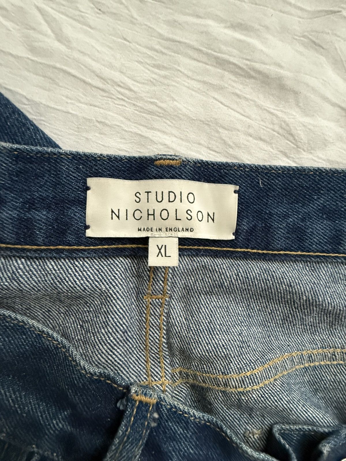 Studio Nicholson Studio Nicholson Wide Leg Denim Size US 36 / EU 52 - 4 Thumbnail
