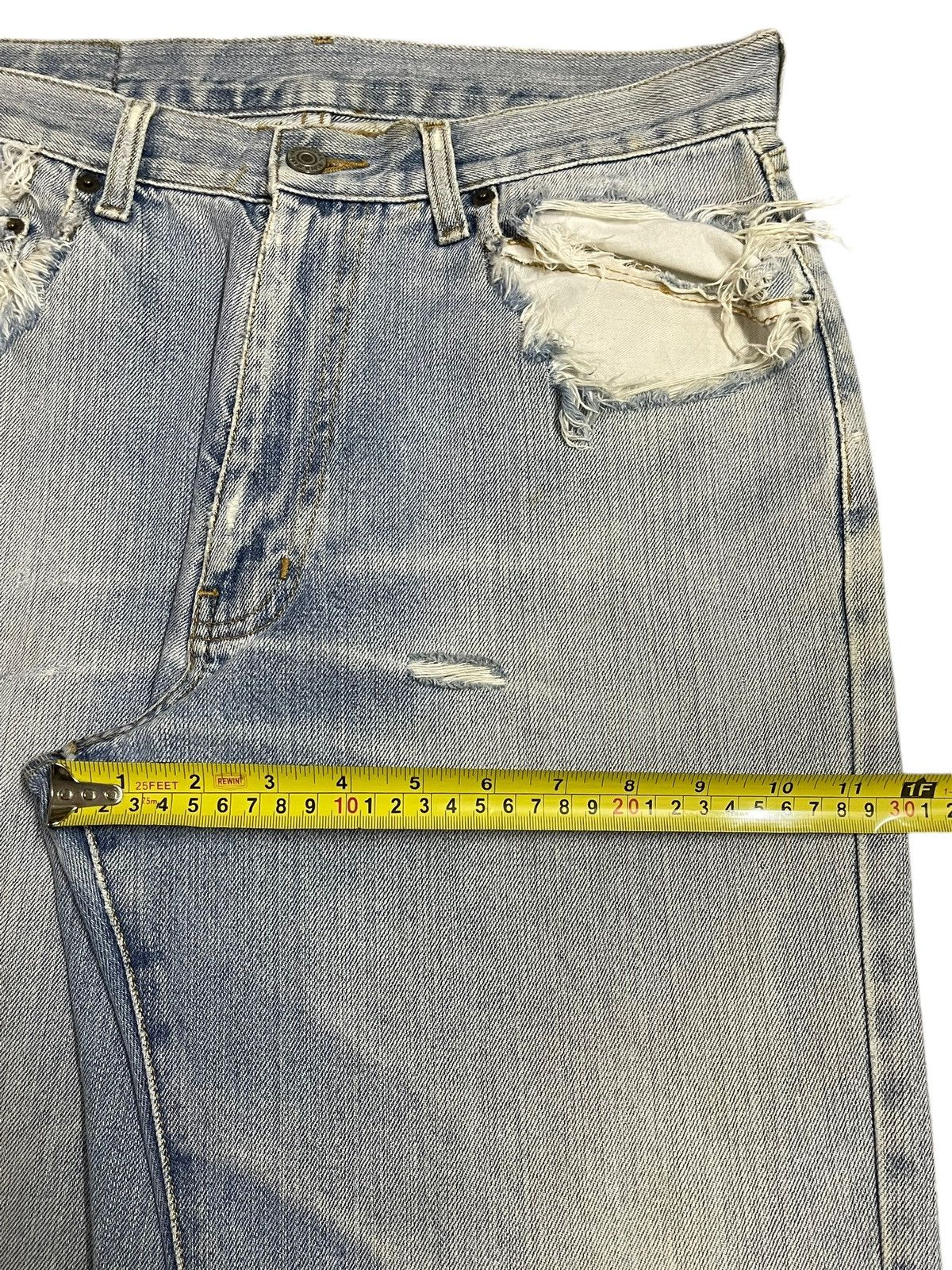 JNCO Vintage Japanese Brand Blue Wash Style Baggy Jeans Size US 30 / EU 46 - 14 Thumbnail