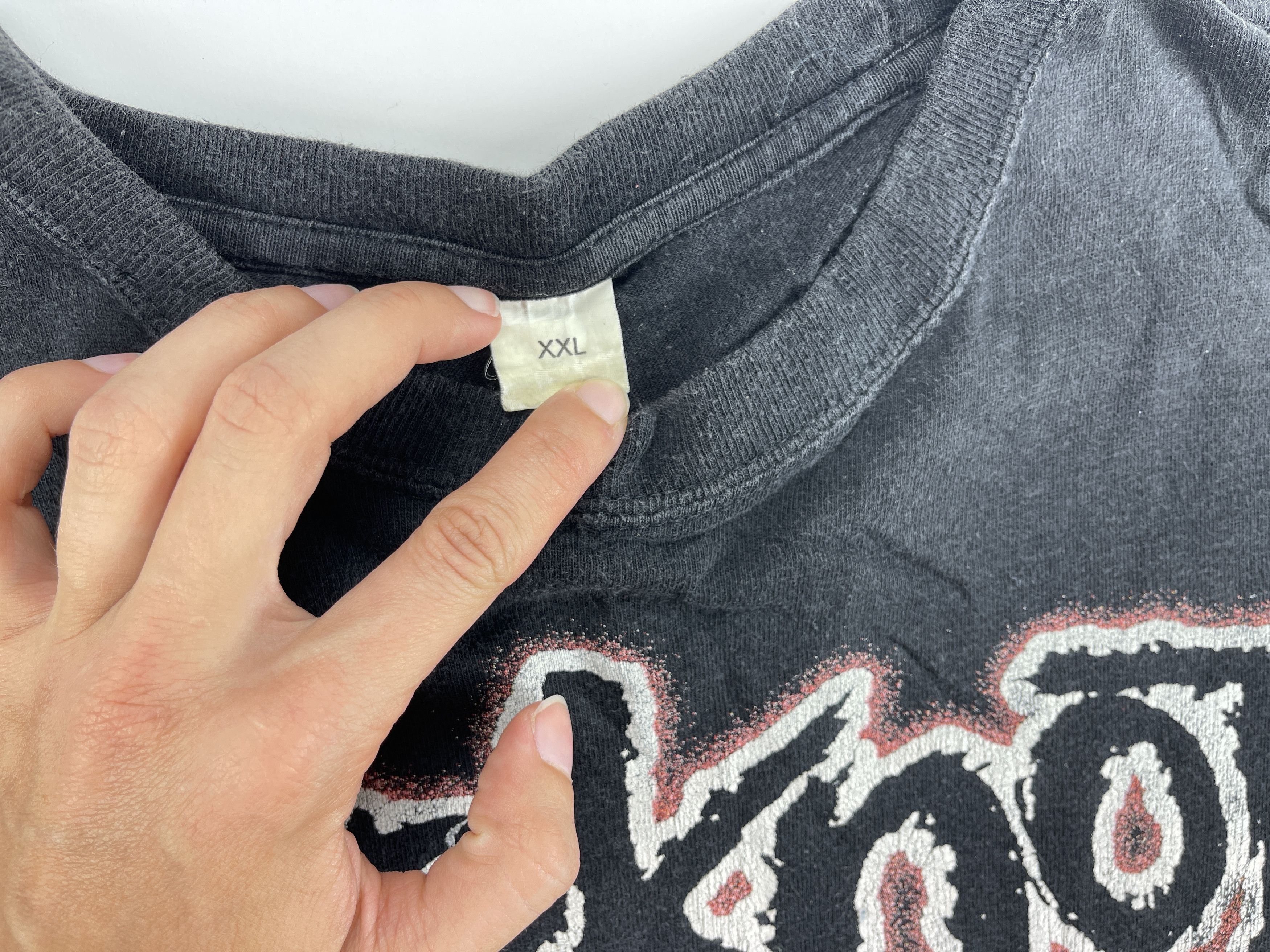 Band Tees × Slipknot Vintage Slipknot T-Shirt, Iowa World Tour 2001, 90s Rock XXL Size US XXL / EU 58 / 5 - 8 Thumbnail