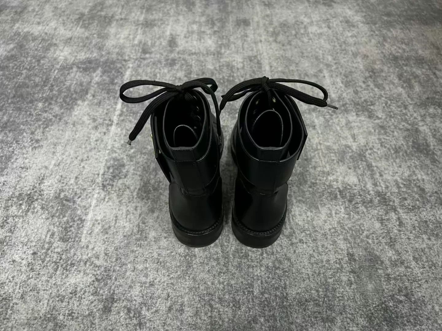 Louis Vuitton LV Black Metal Logo Martin Boots Women's 36 Size US 5.5 / IT 35.5 - 3 Thumbnail