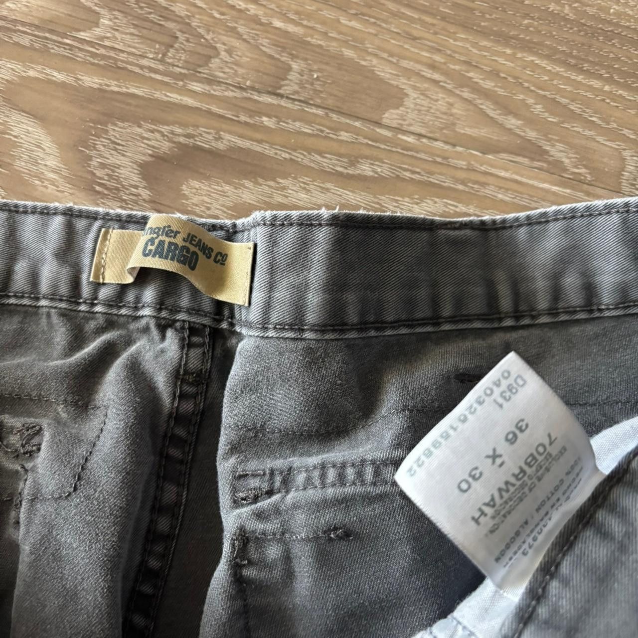 Japanese Brand Crazy Vintage Y2K/2000s Baggy Grey Skater Style Cargo Pants! 36x30 Size US 36 / EU 52 - 7 Thumbnail