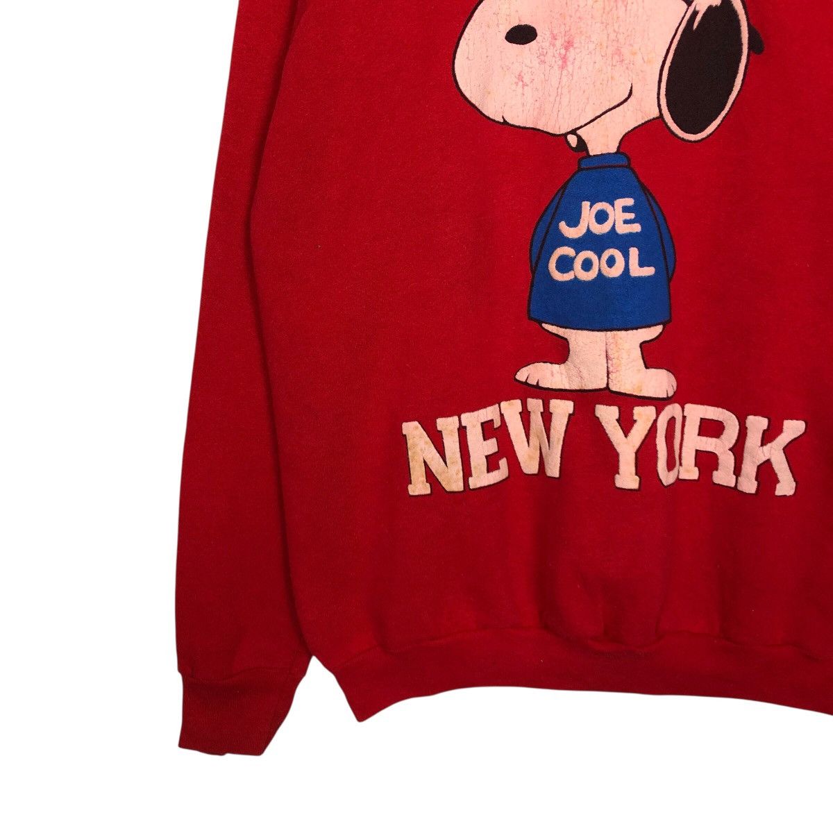 Vintage Vintage 80s Snoopy Joe Cool New York Sweatshirt USA Pullover Size US XL / EU 56 / 4 - 5 Thumbnail