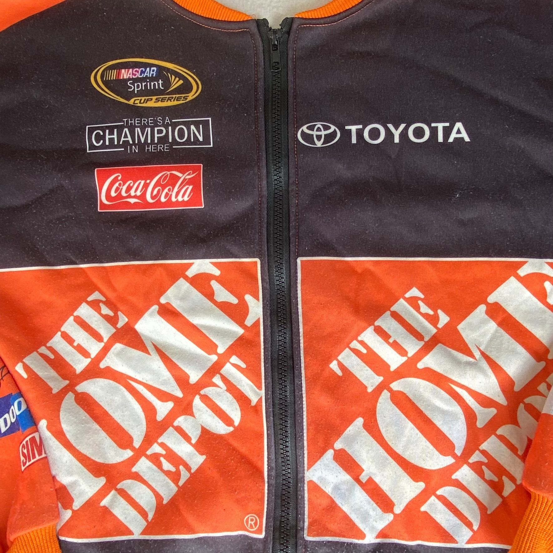 NASCAR Vintage Y2K NASCAR Racing Jacket Home Depot Logo Bomber Size US L / EU 52-54 / 3 - 3 Thumbnail