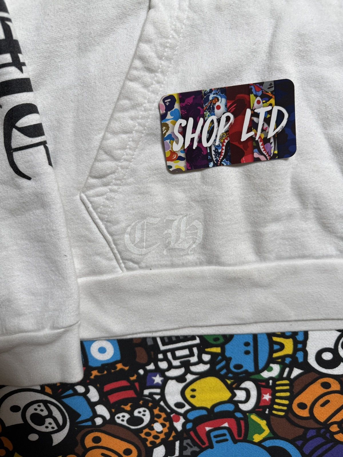 Chrome Hearts Chrome Hearts White Script Pullover Hoodie Size US S / EU 44-46 / 1 - 6 Thumbnail
