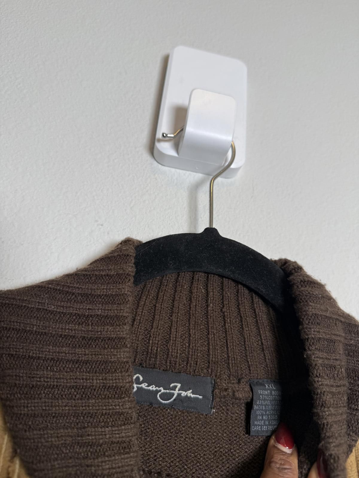 Sean John Y2K Sean John Suede Patchwork Sweater Size US XXL / EU 58 / 5 - 3 Thumbnail