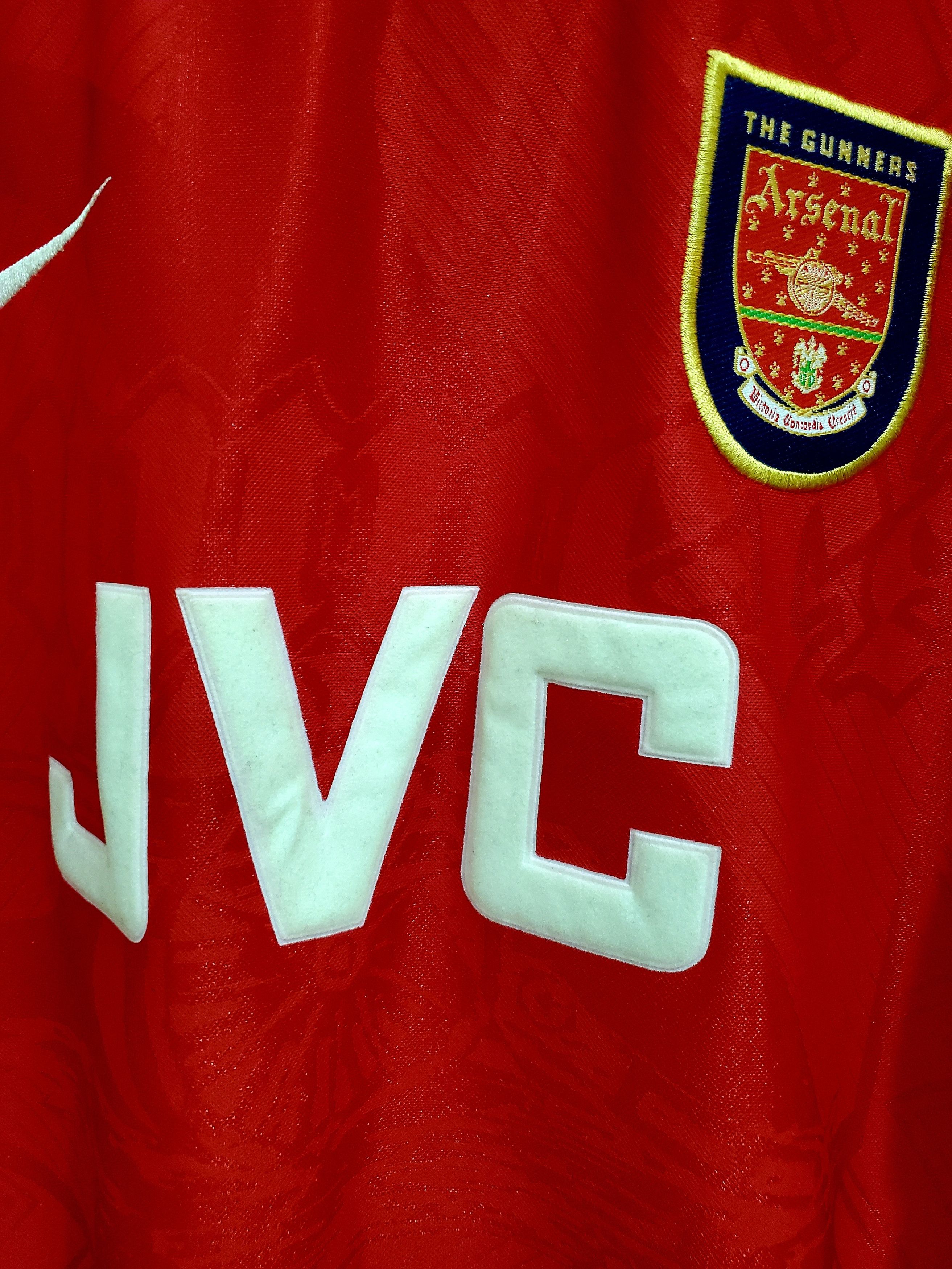 Nike × Vintage 1996-98 Arsenal FC GUNNERS London Home jersey new conditionL Size US L / EU 52-54 / 3 - 5 Thumbnail