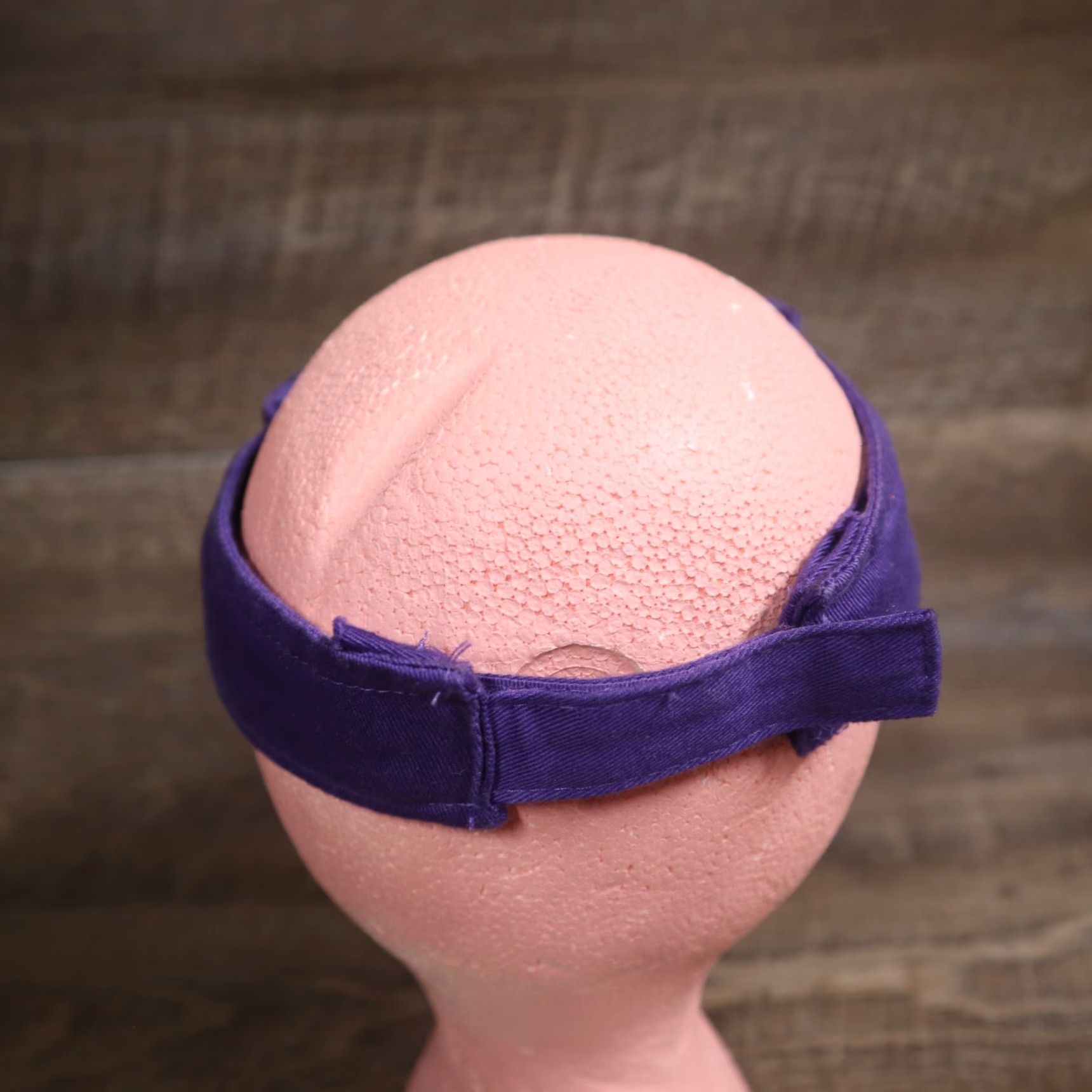 Augusta Sportswear Virginia Lottery We're Game Purple Embroidered Sun Visor Adult Adjustable Hat Size ONE SIZE - 4 Thumbnail