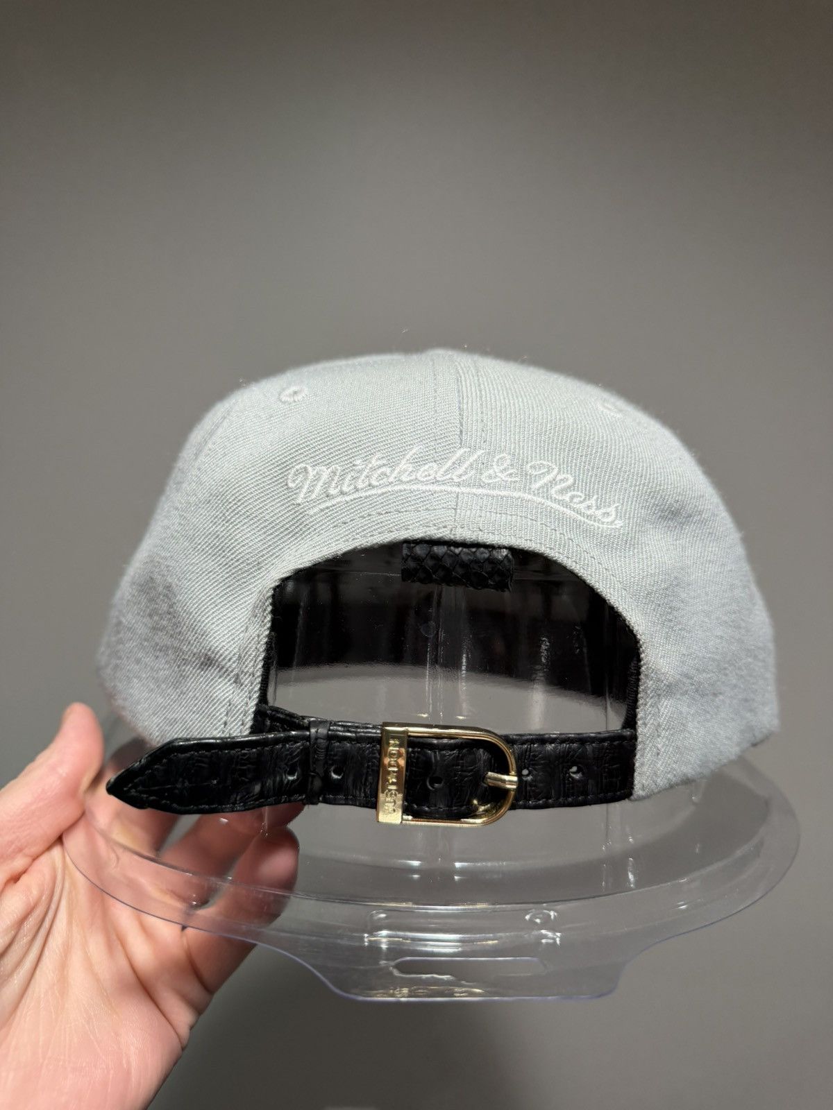 Just Don × Mitchell & Ness × Rsvp Gallery Just Don M&N x Been Trill San Antonio Spurs Gray Python Hat Size ONE SIZE - 13 Thumbnail