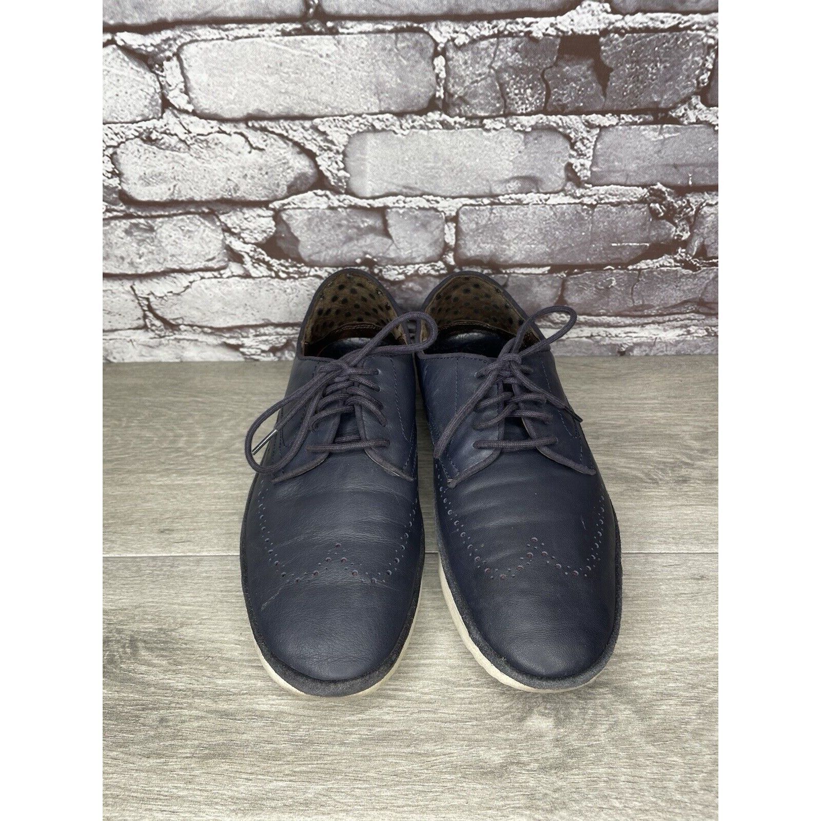 Ugg UGG Energ Blue Leather Cali Wingtip Derby Shoes Men’s Sz 8.5 Size US 8.5 / EU 41-42 - 22 Thumbnail