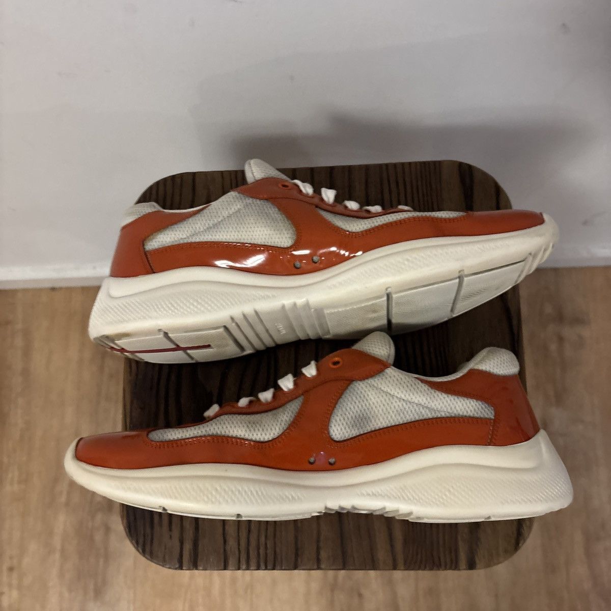 Prada Prada Cup Orange Size 10.5 / 11.5 US Size US 11.5 / EU 44-45 - 3 Thumbnail