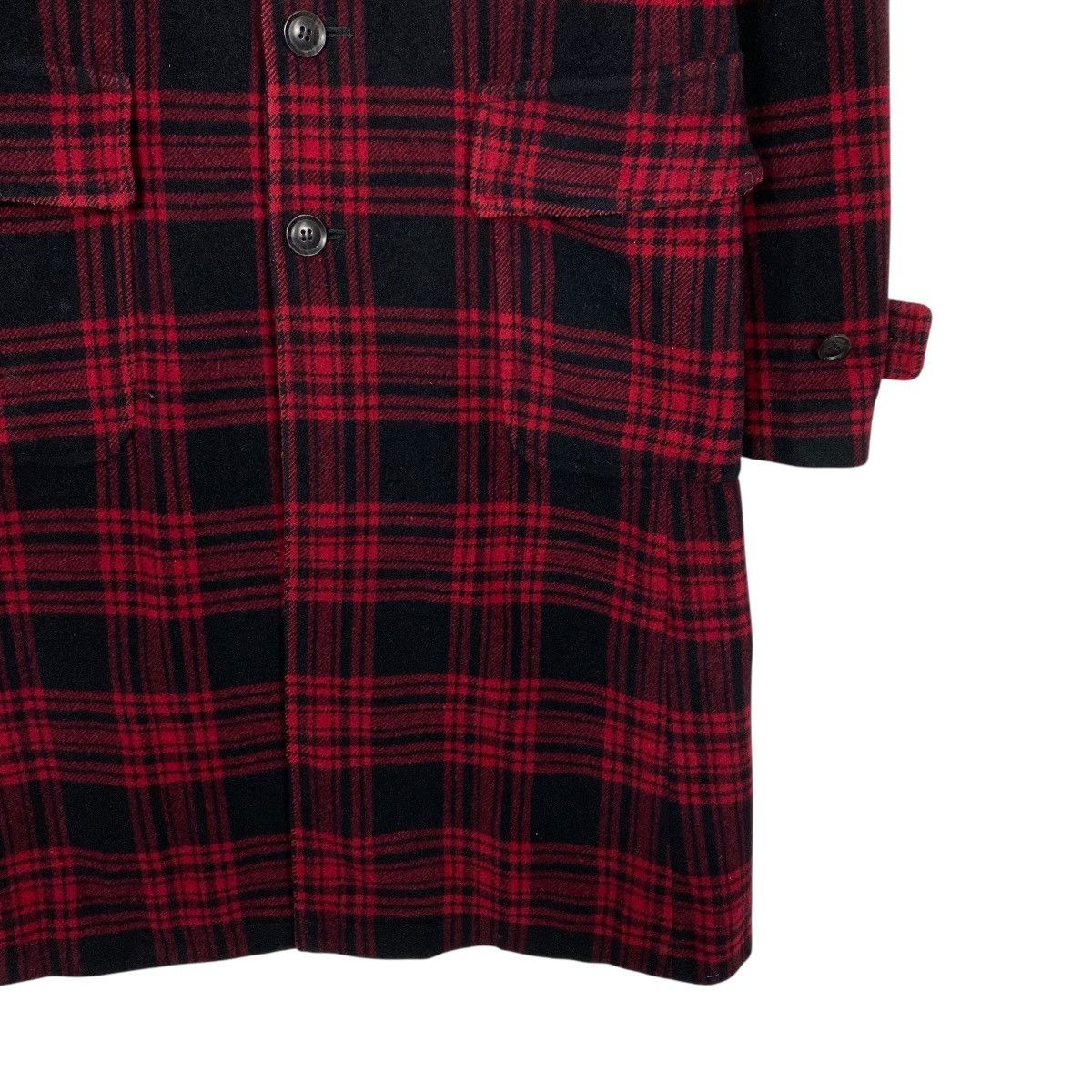 Japanese Brand × PPFM PPFM Checked Long Coat Jacket Size US M / EU 48-50 / 2 - 4 Thumbnail